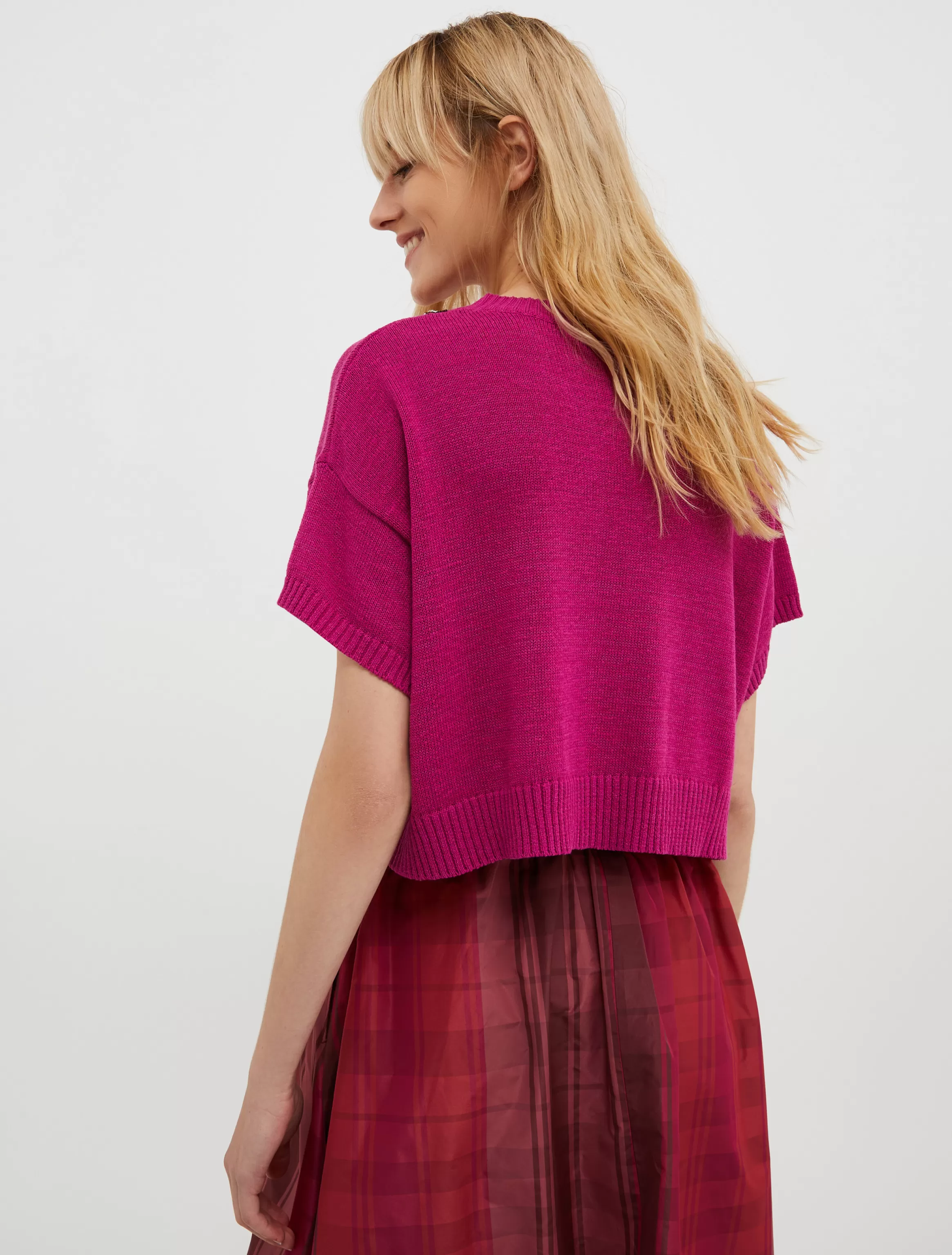 Beaded cotton-blend jumper*Max&Co Shop