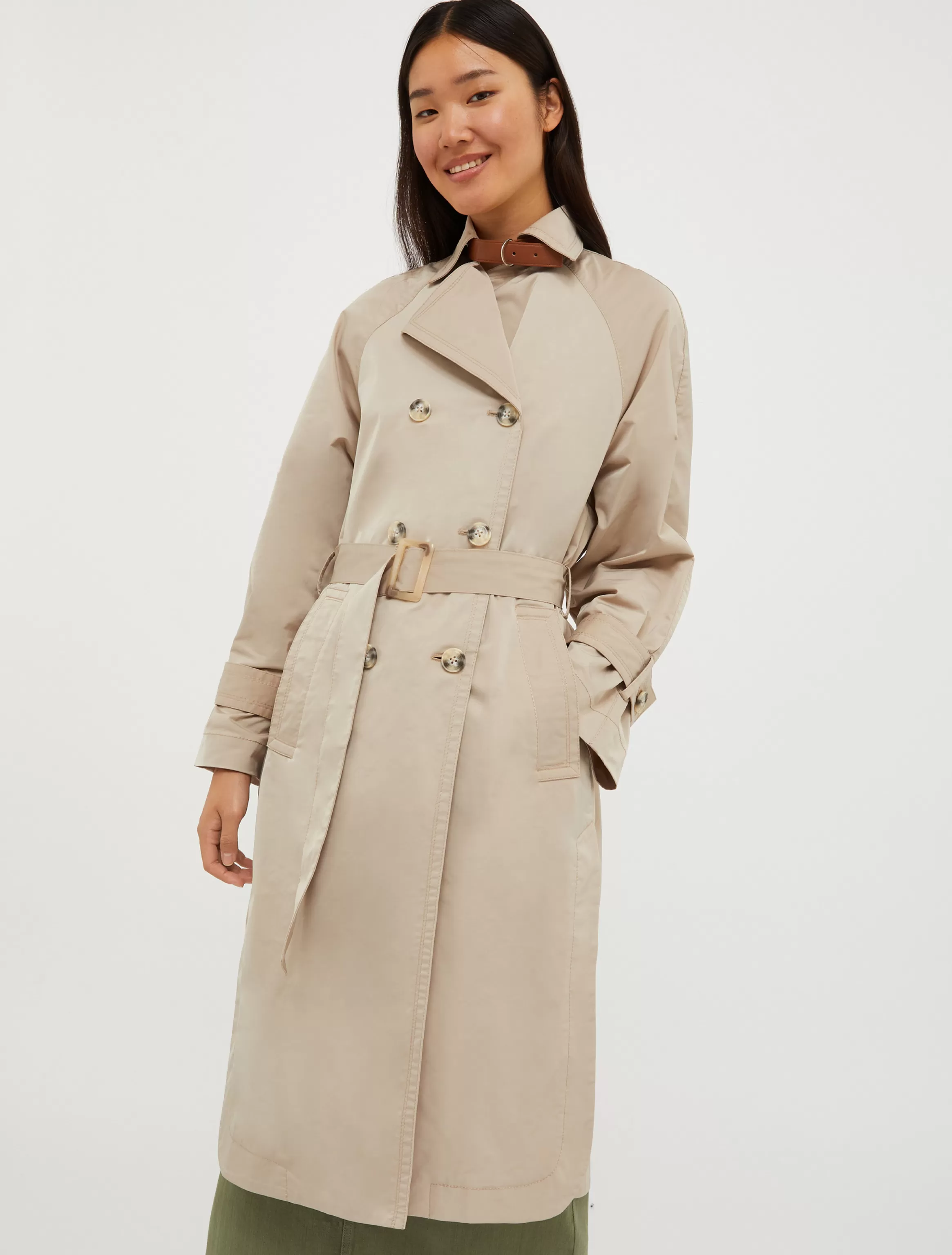 Belted midi trench coat*Max&Co Store