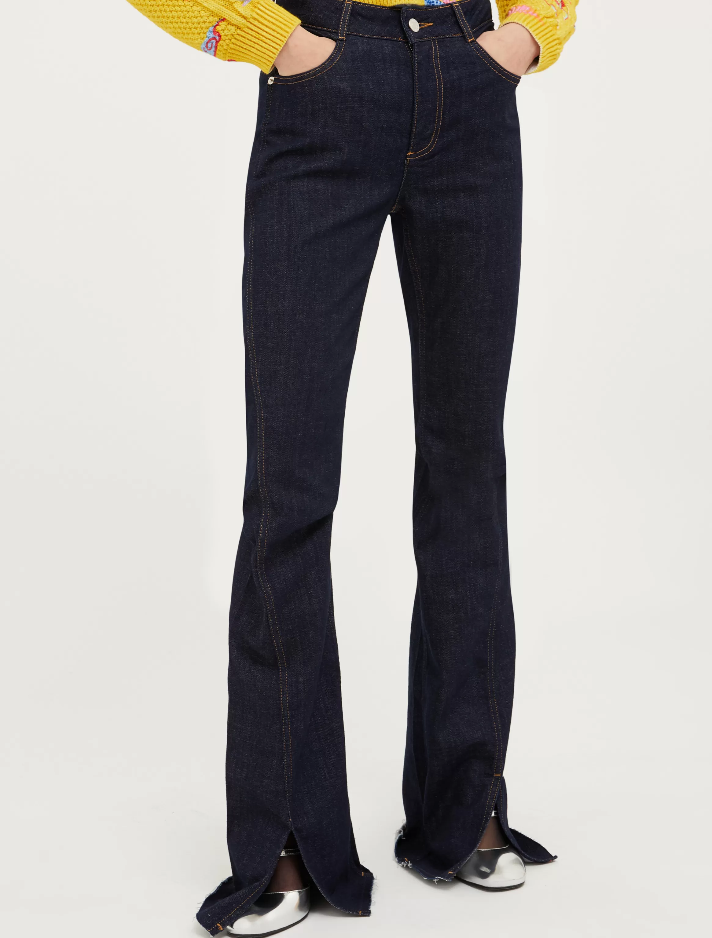 Bootcut jeans with splits*Max&Co Best Sale