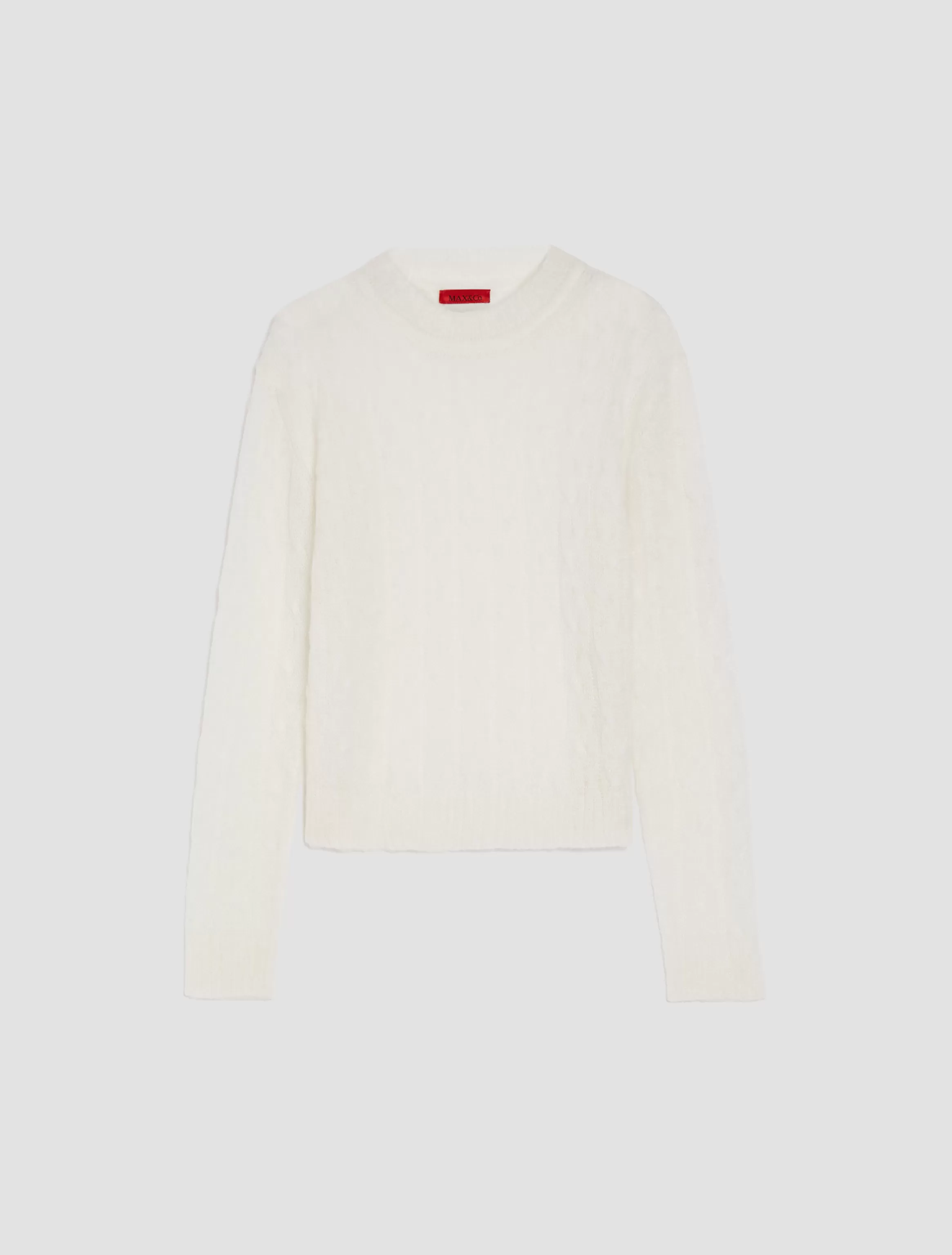 Cable-knit mohair-blend jumper*Max&Co Cheap