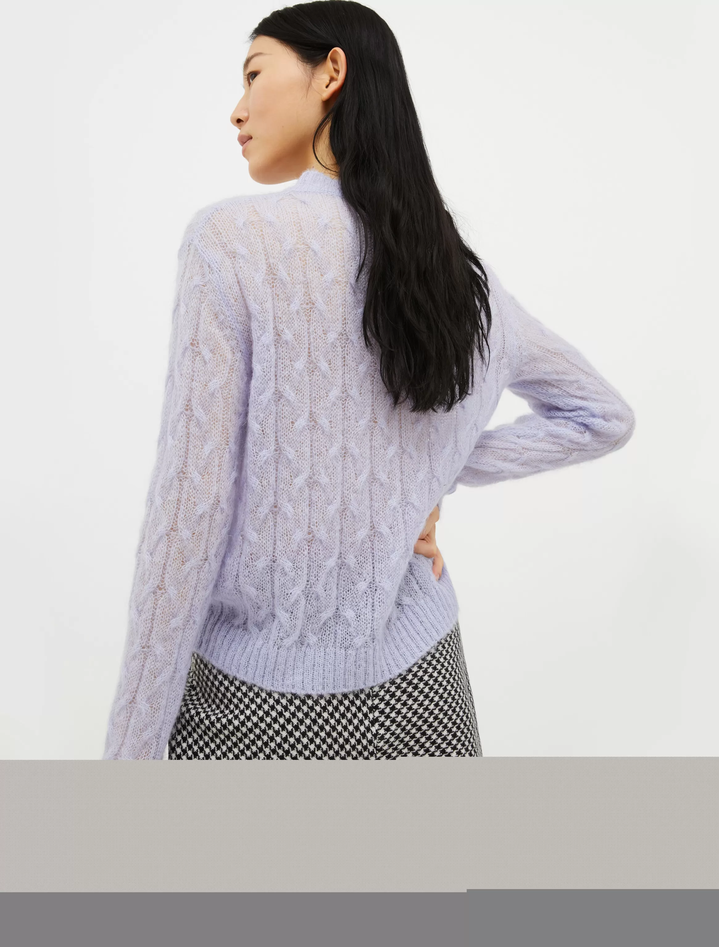 Cable-knit mohair-blend jumper*Max&Co Store