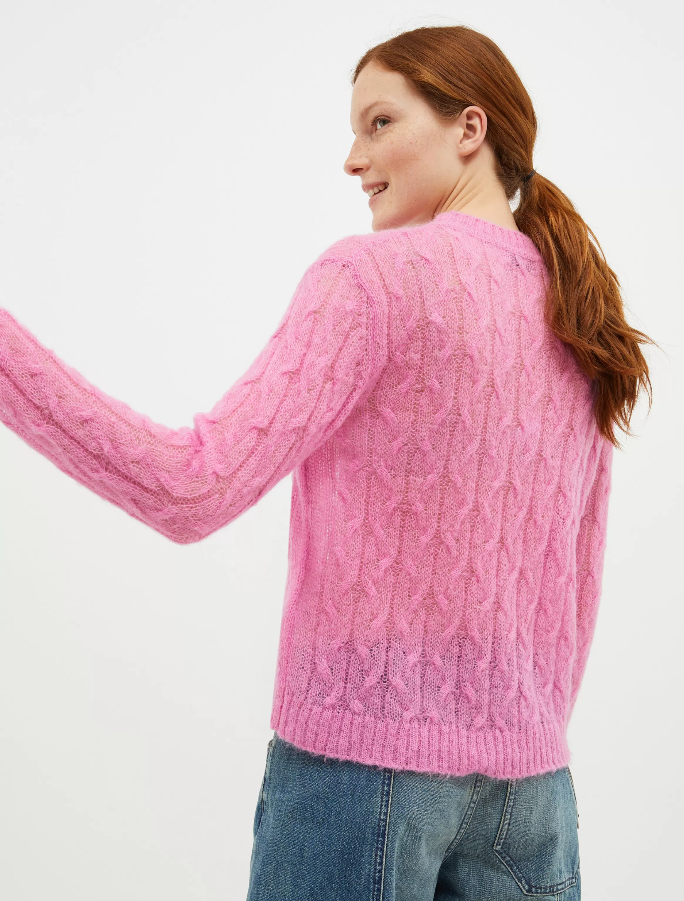 Cable-knit mohair-blend jumper*Max&Co Flash Sale