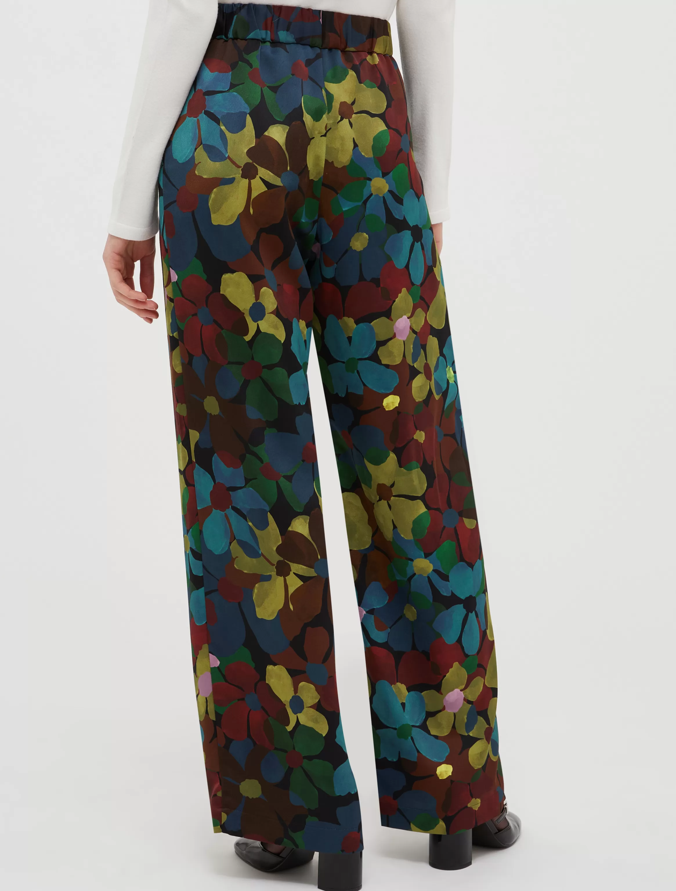 Camouflage-print wide-leg trousers*Max&Co Cheap