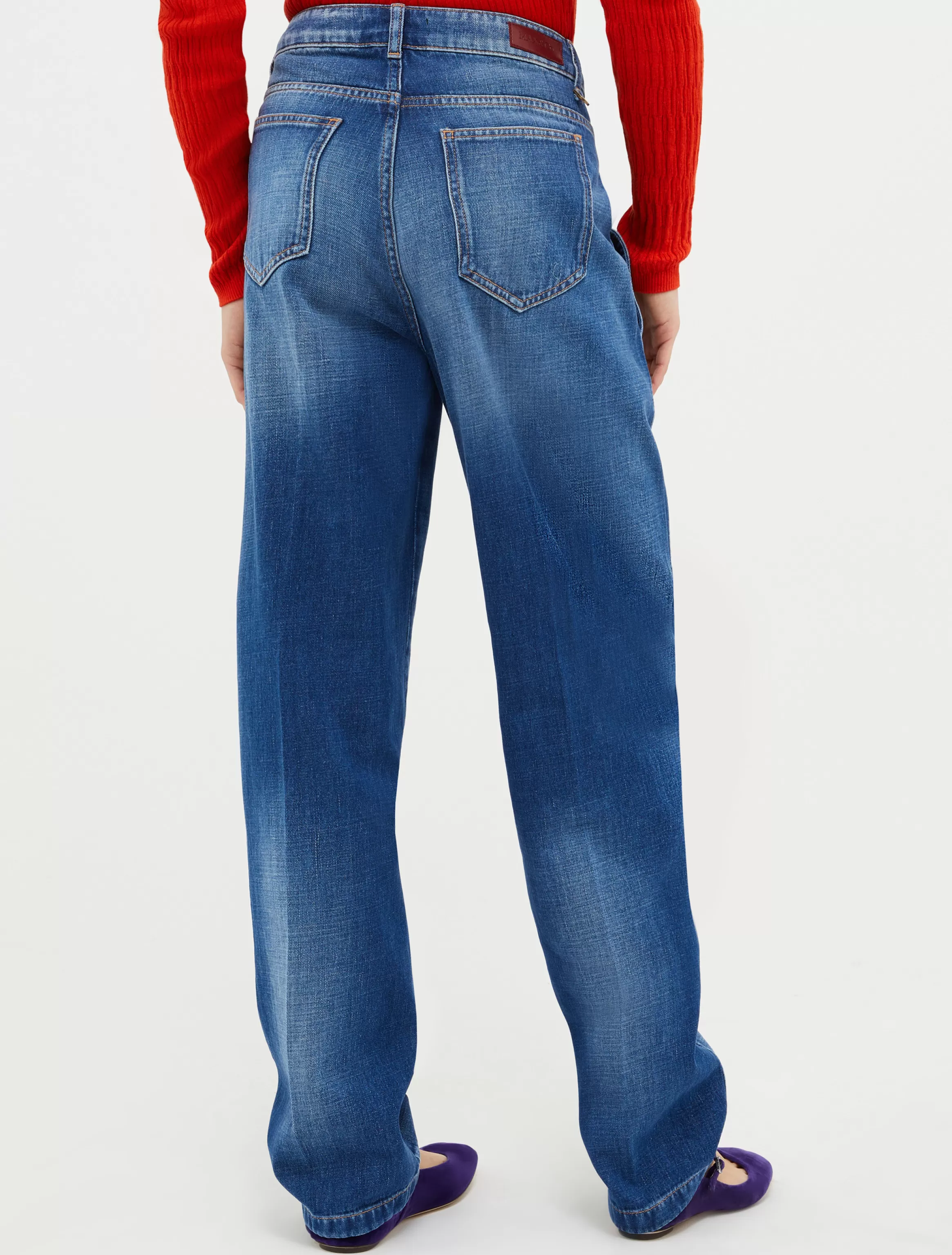 Carrot-fit stretch-denim jeans*Max&Co Outlet