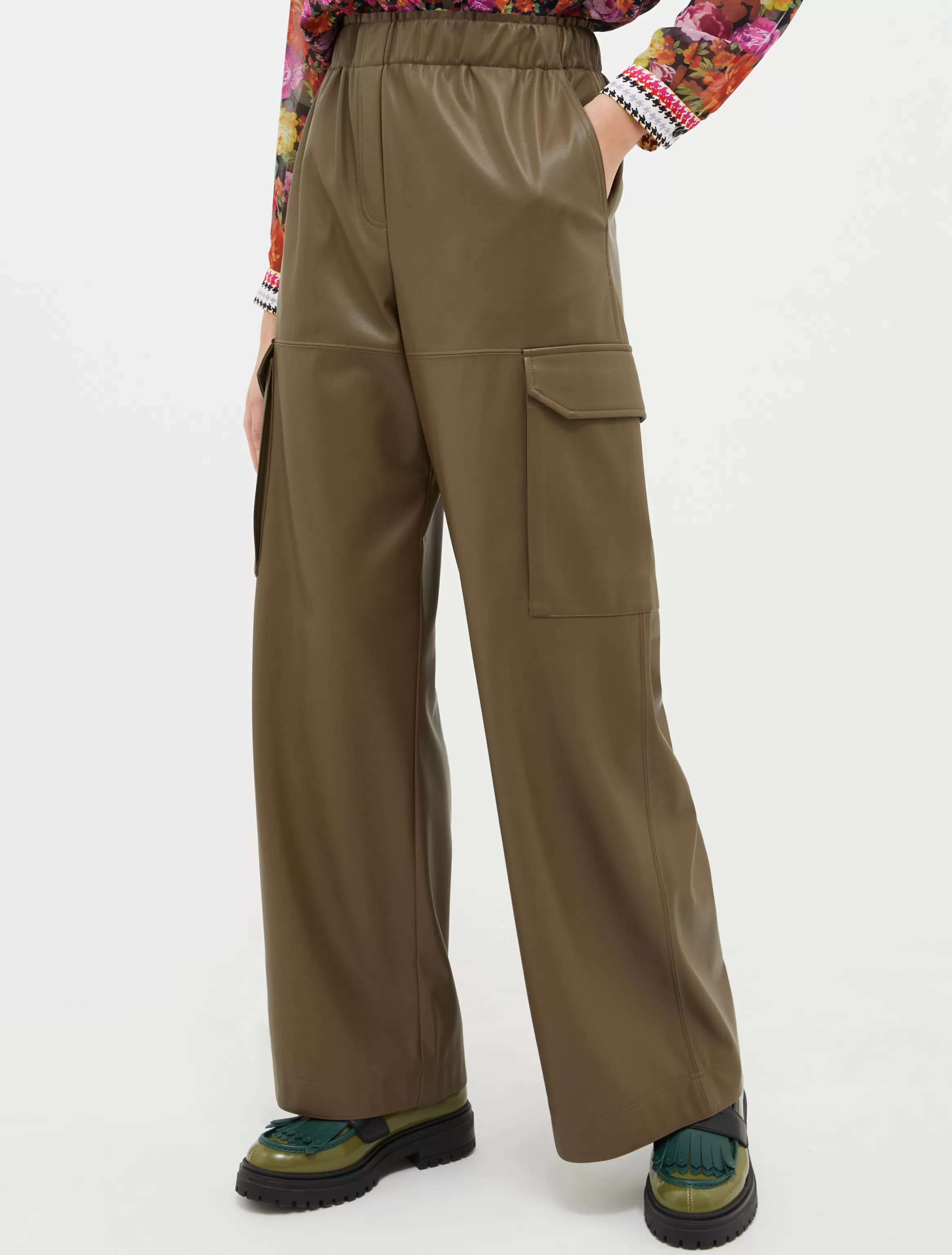 Coated-jersey cargo trousers*Max&Co Best Sale