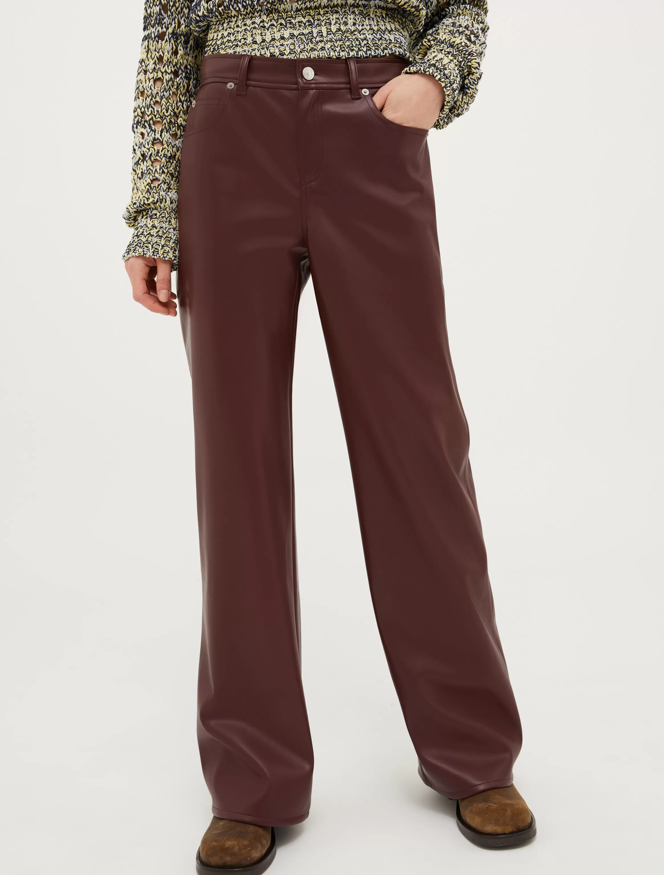 Coated-jersey trousers*Max&Co Sale