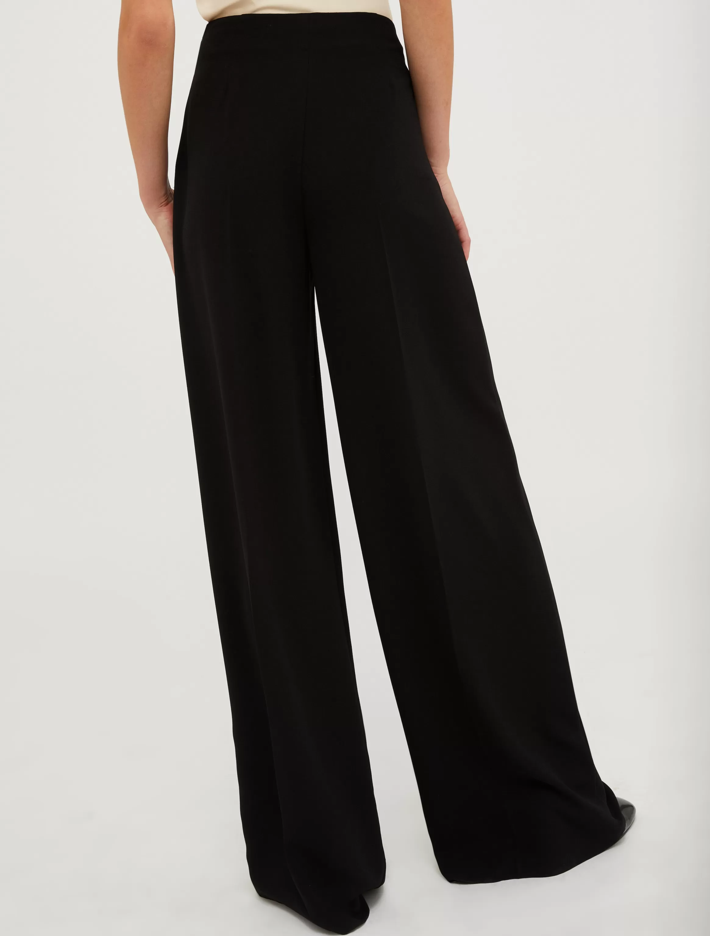 Crepe palazzo trousers*Max&Co Cheap