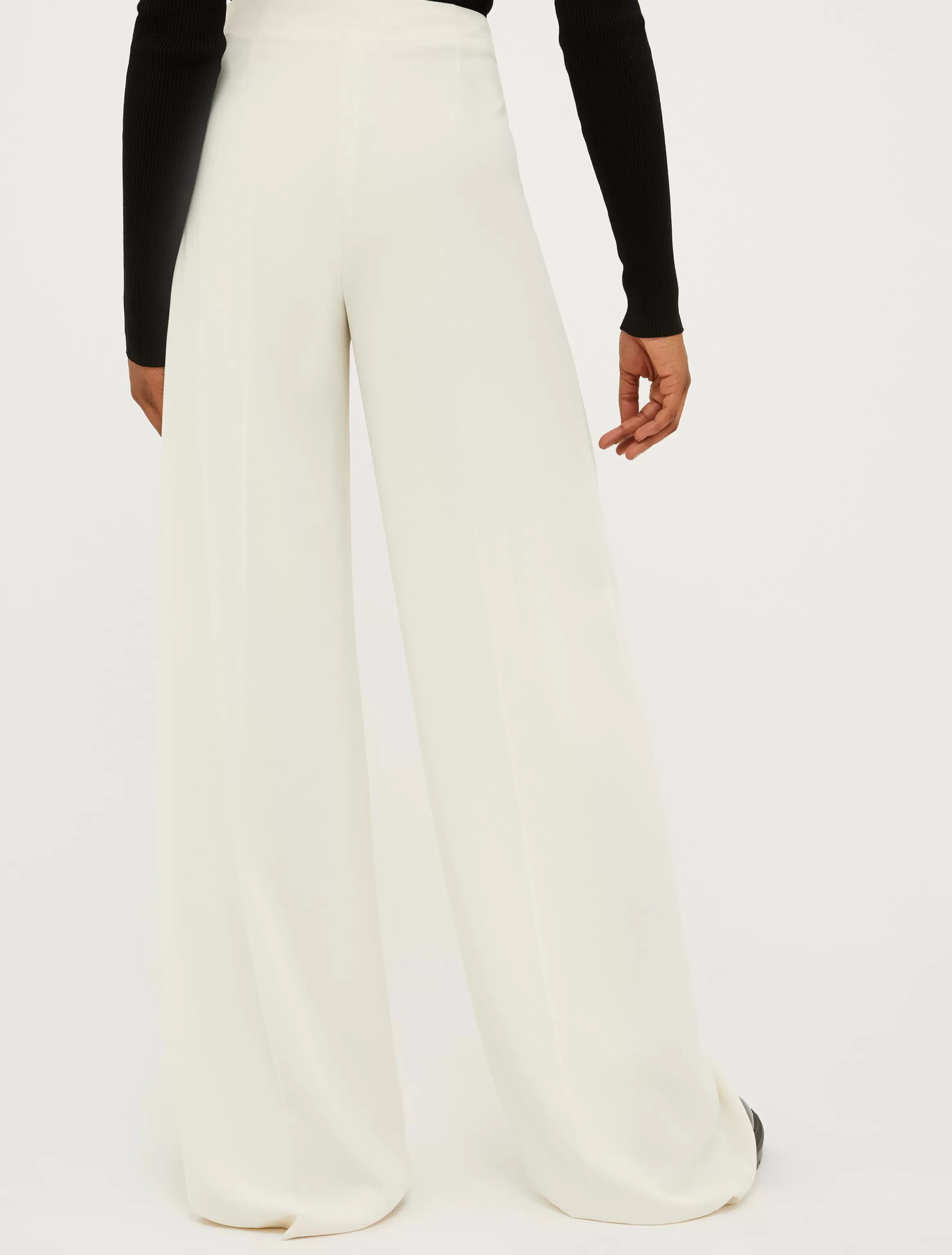 Crepe palazzo trousers*Max&Co Store