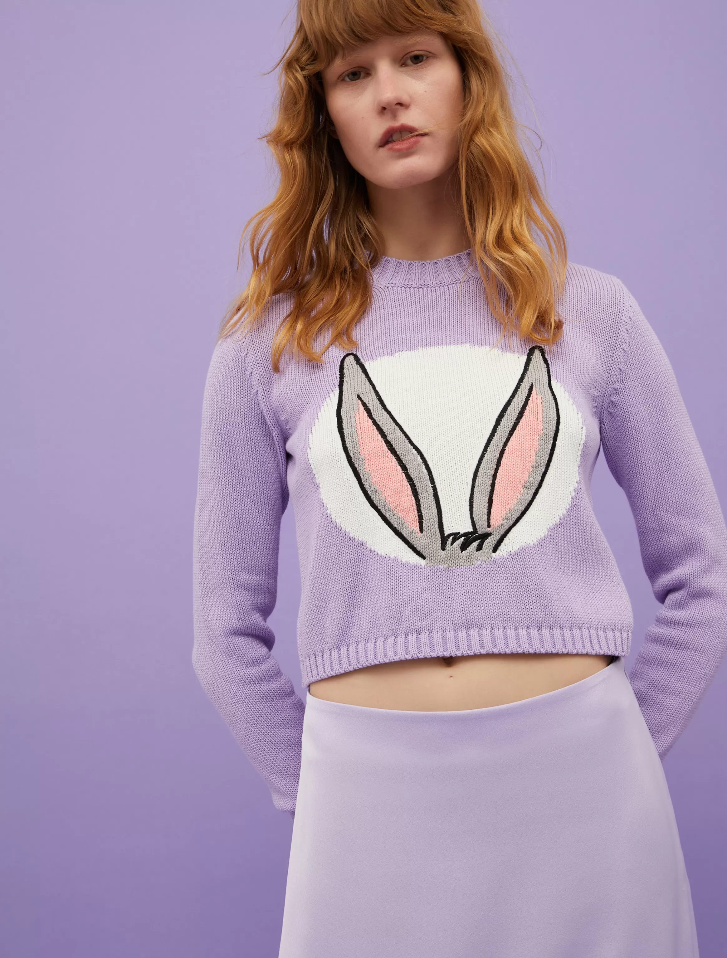 Cropped jumper . with Looney Tunes*Max&Co Clearance