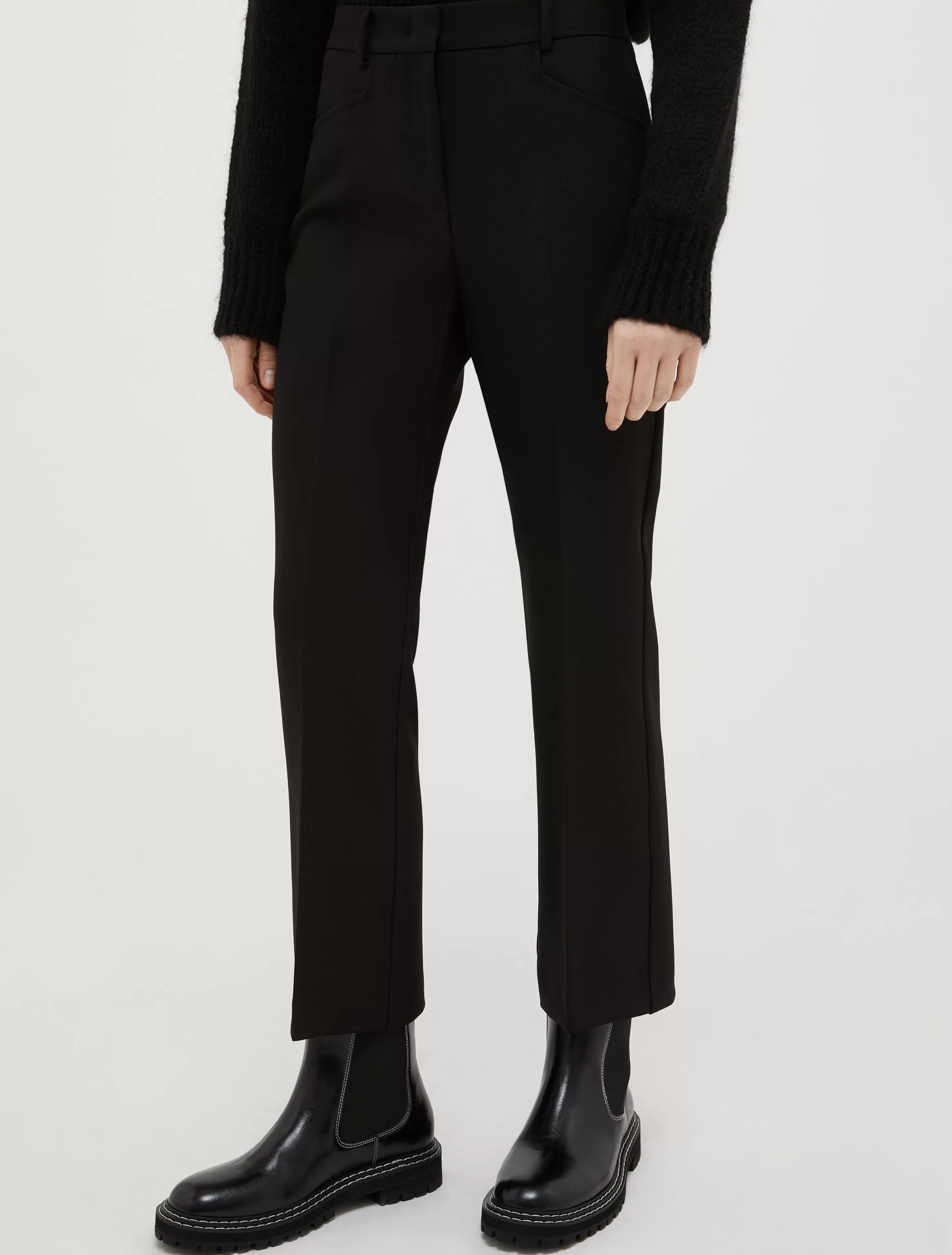 Cropped straight-leg trousers*Max&Co Hot