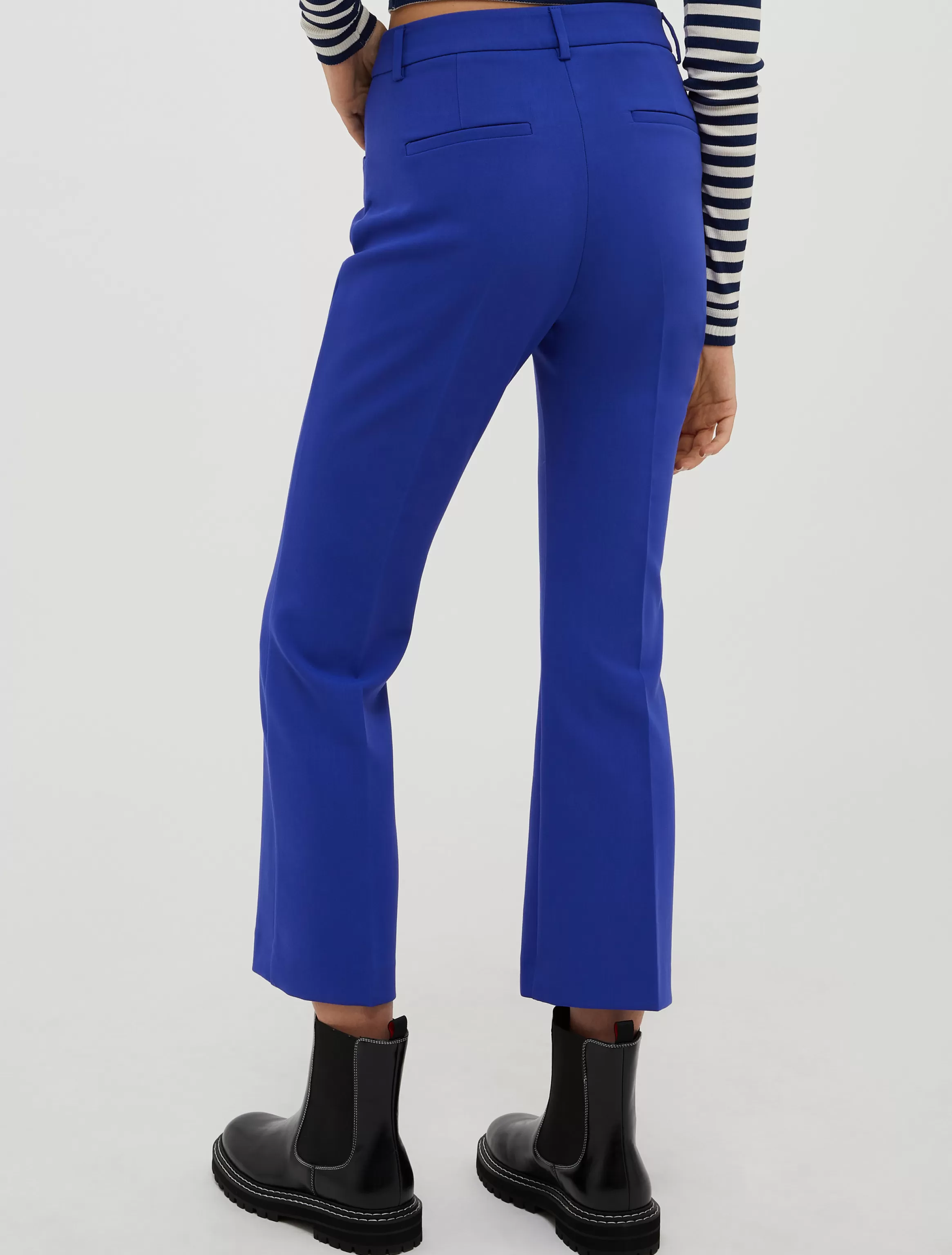 Cropped straight-leg trousers*Max&Co Online