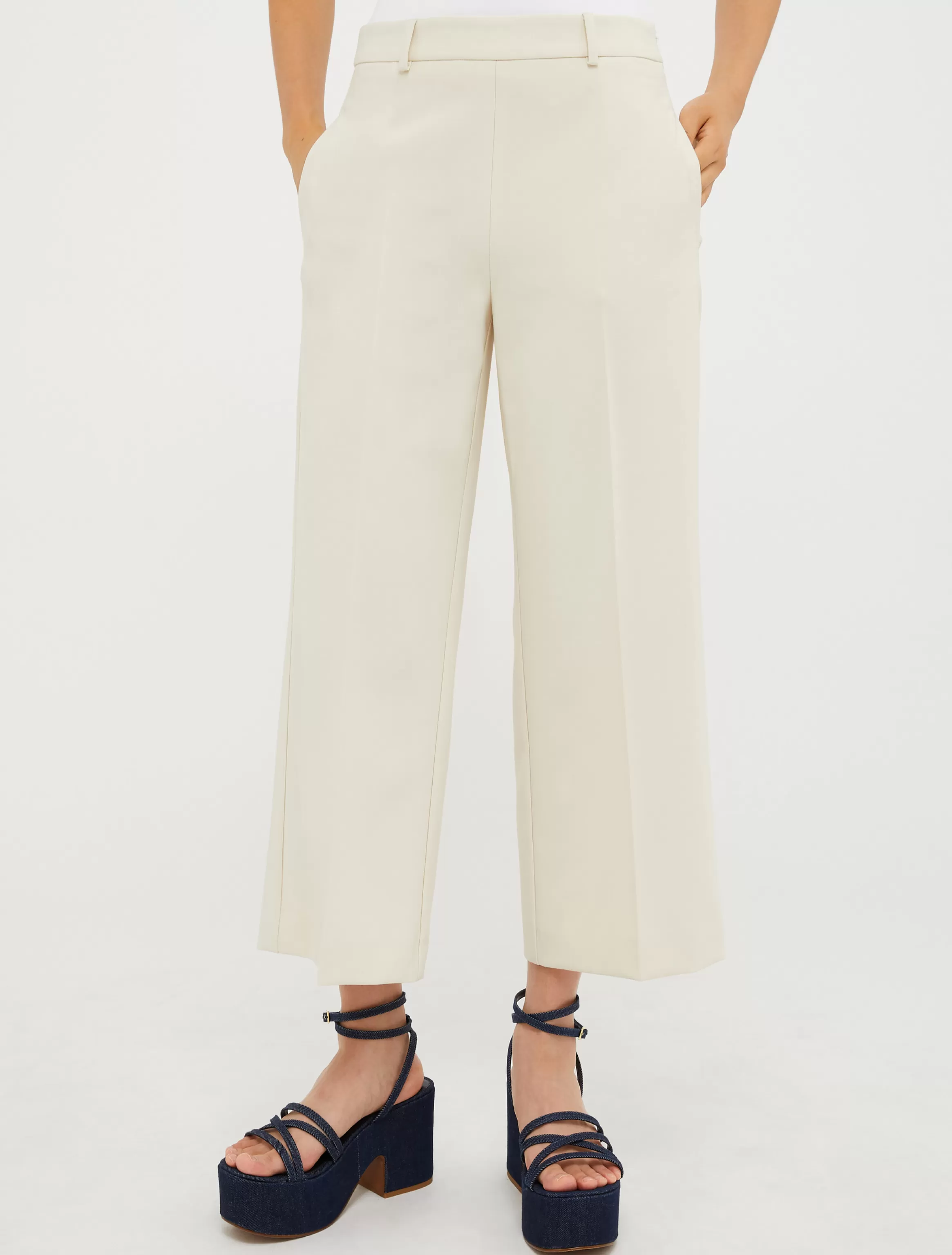 Cropped wide-leg trousers*Max&Co New