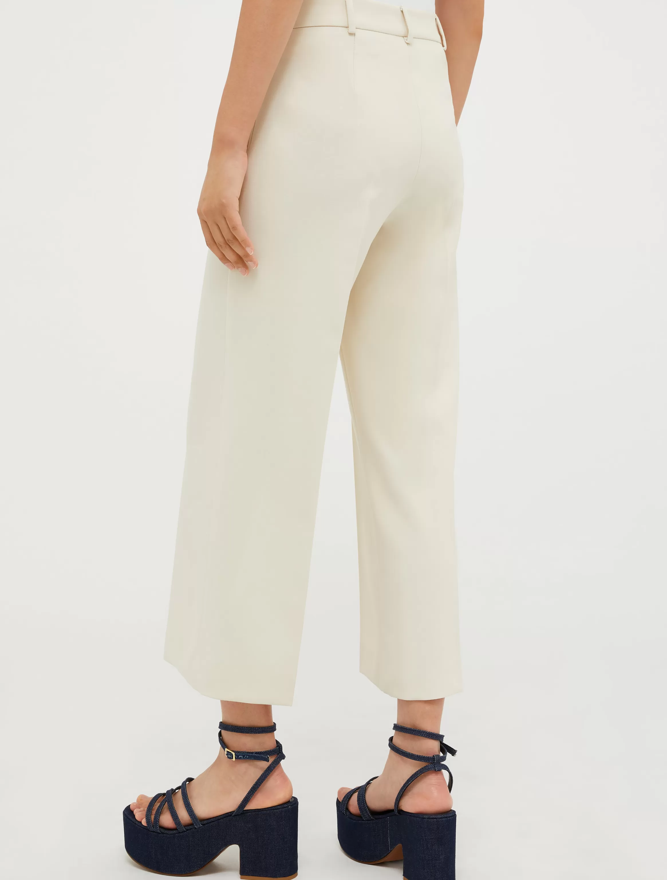 Cropped wide-leg trousers*Max&Co New