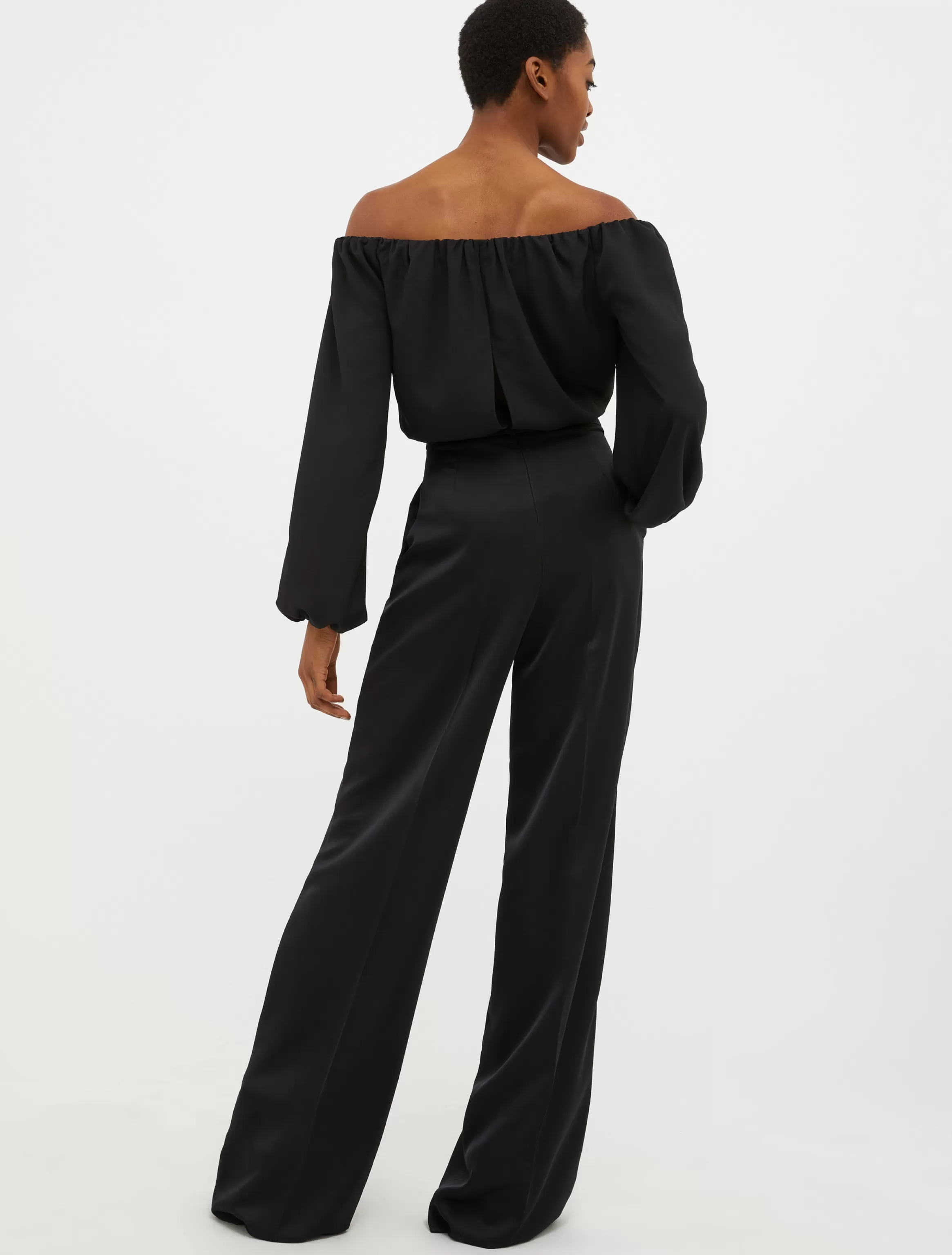 Crêpe envers-satin jumpsuit*Max&Co Discount