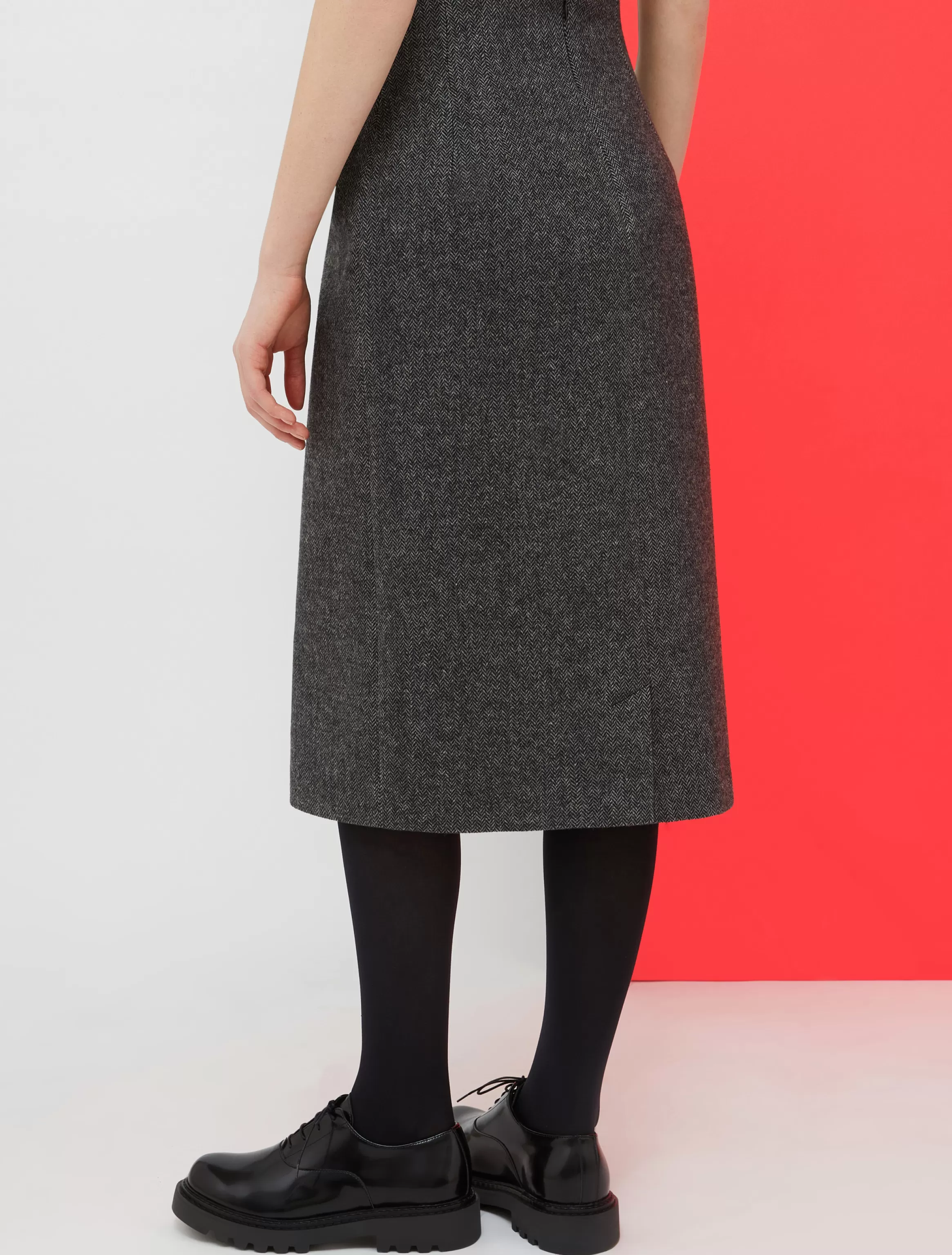 De-Coated with Anna Dello Russo flannel pencil skirt*Max&Co Outlet