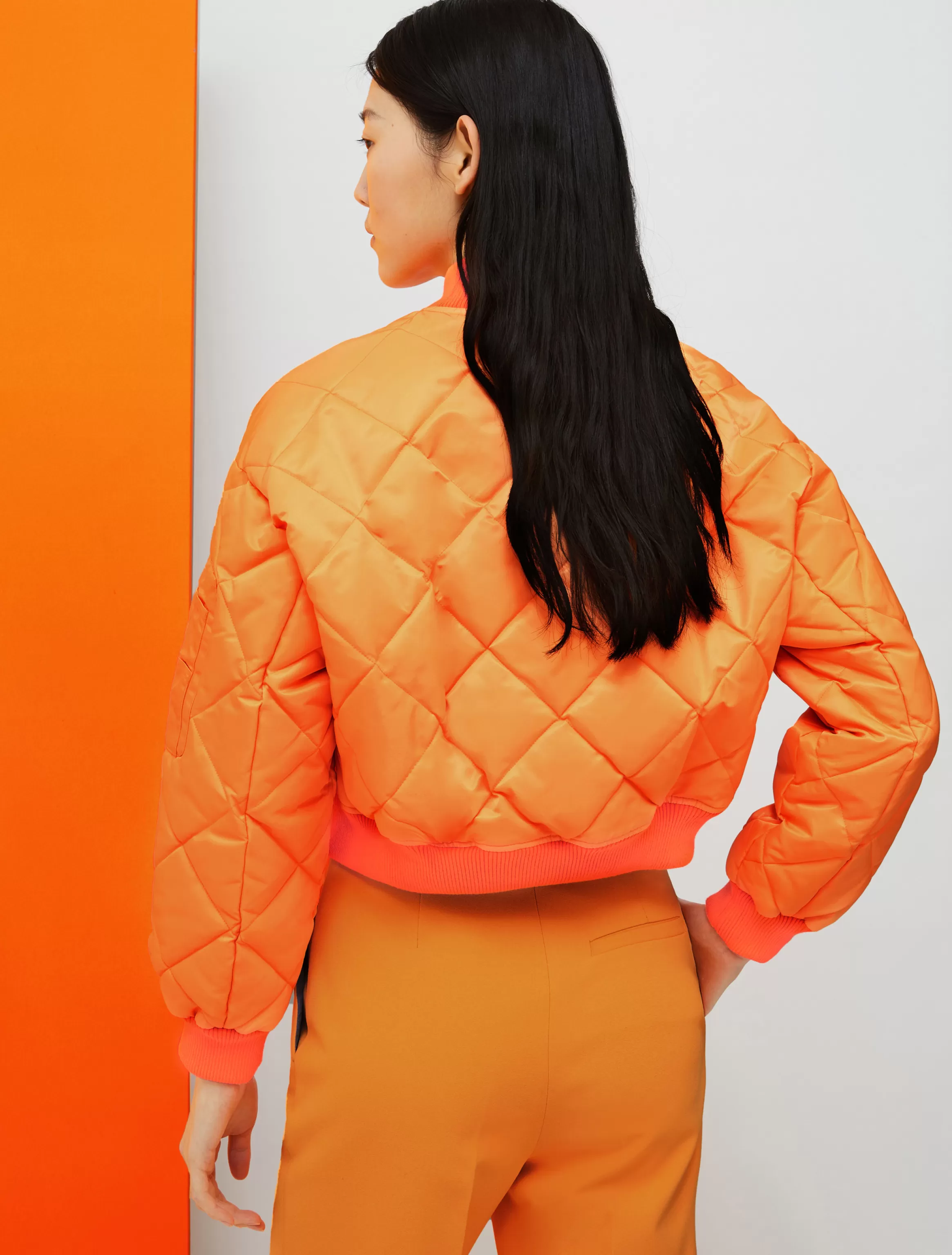 De-Coated with Anna Dello Russo quilted bomber jacket*Max&Co Cheap