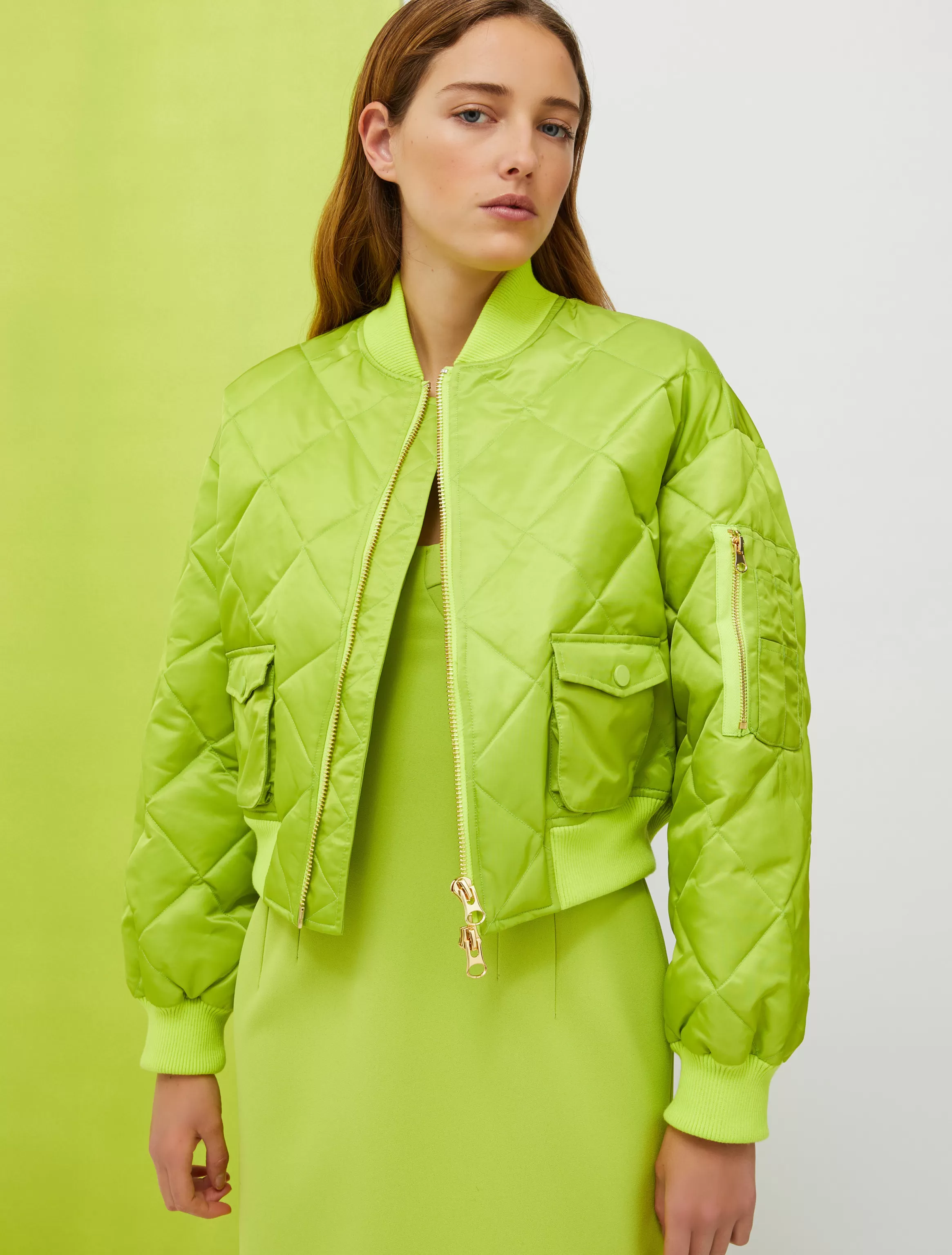 De-Coated with Anna Dello Russo quilted bomber jacket*Max&Co Store