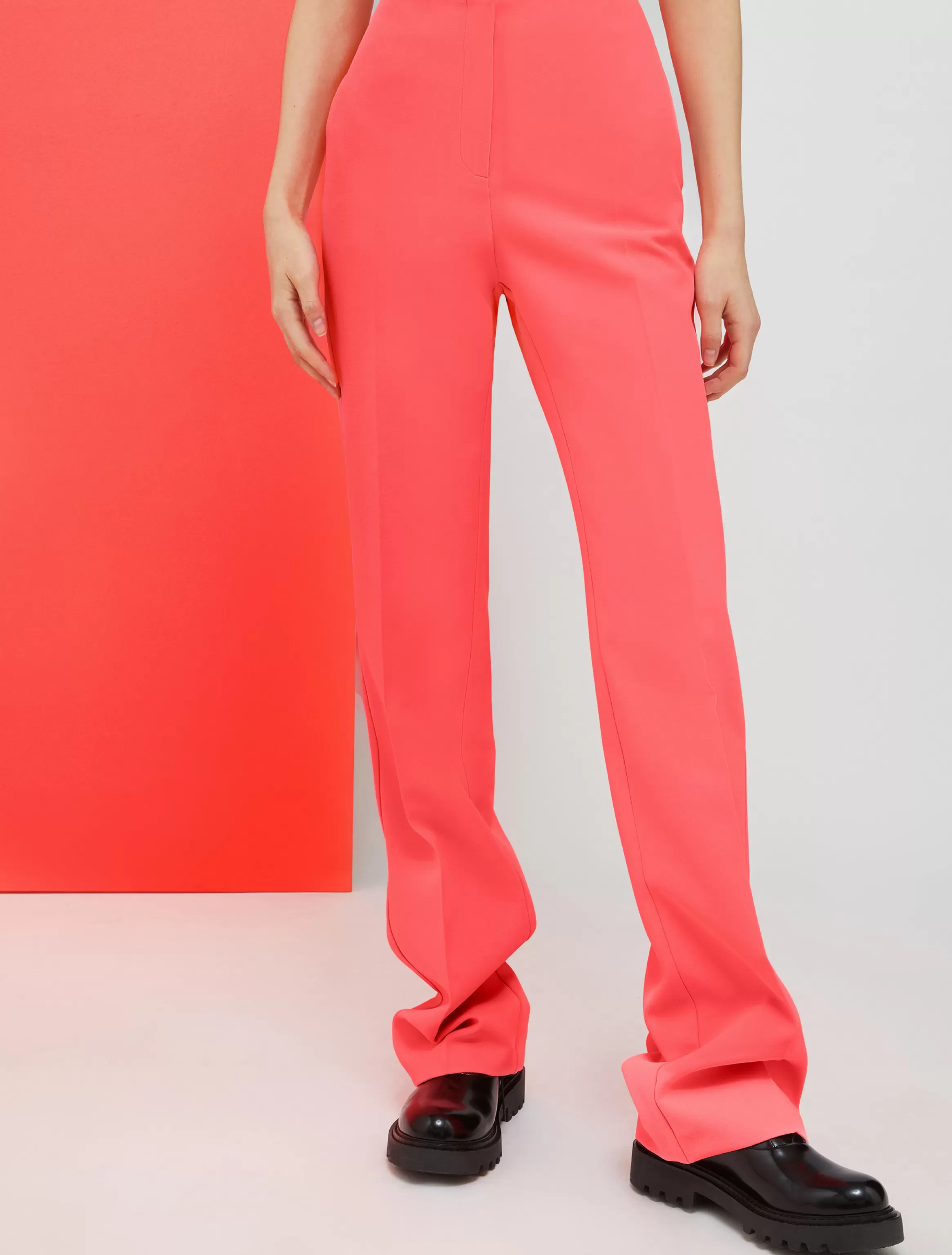 De-Coated with Anna Dello Russo straight-fit trousers*Max&Co Clearance