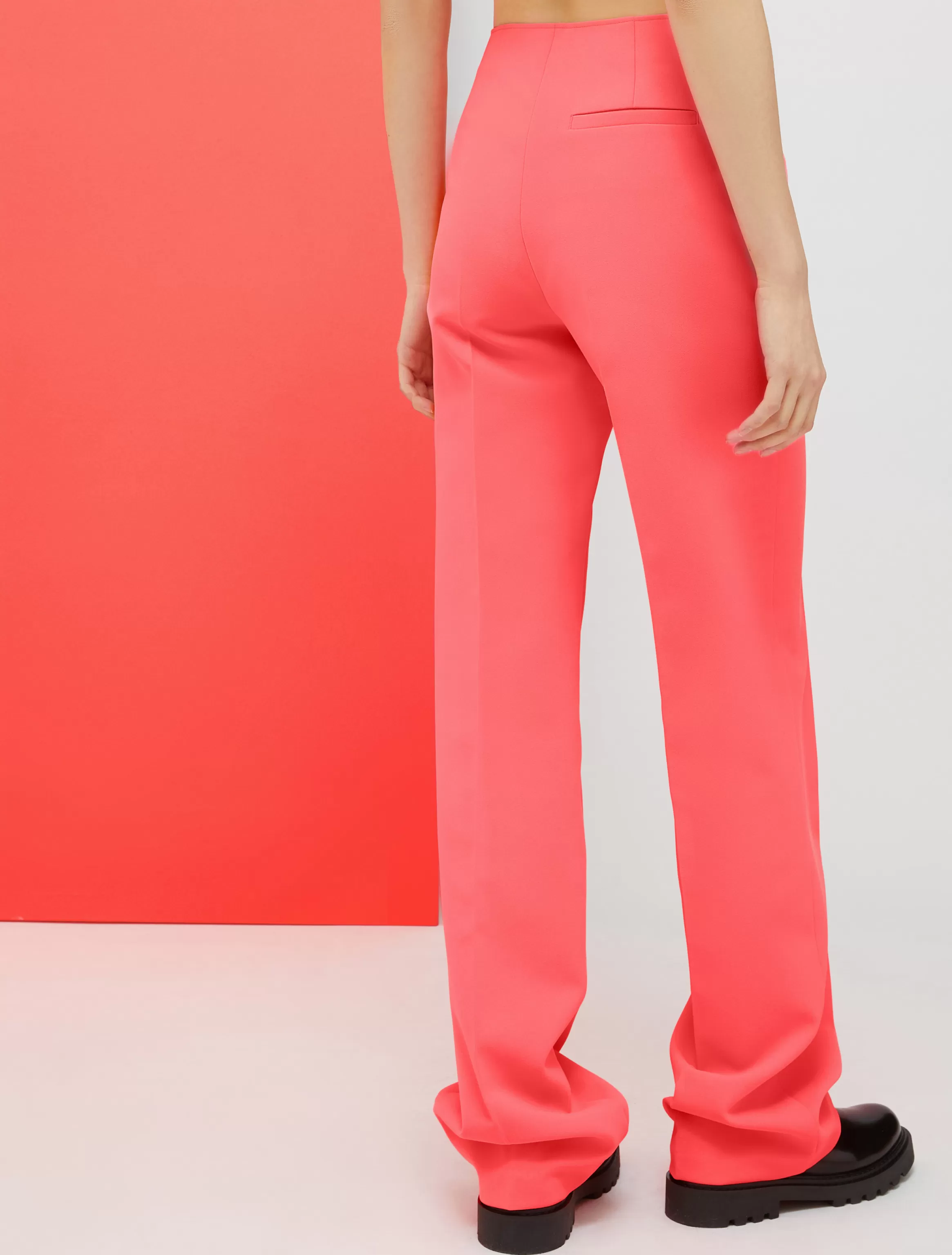 De-Coated with Anna Dello Russo straight-fit trousers*Max&Co Clearance