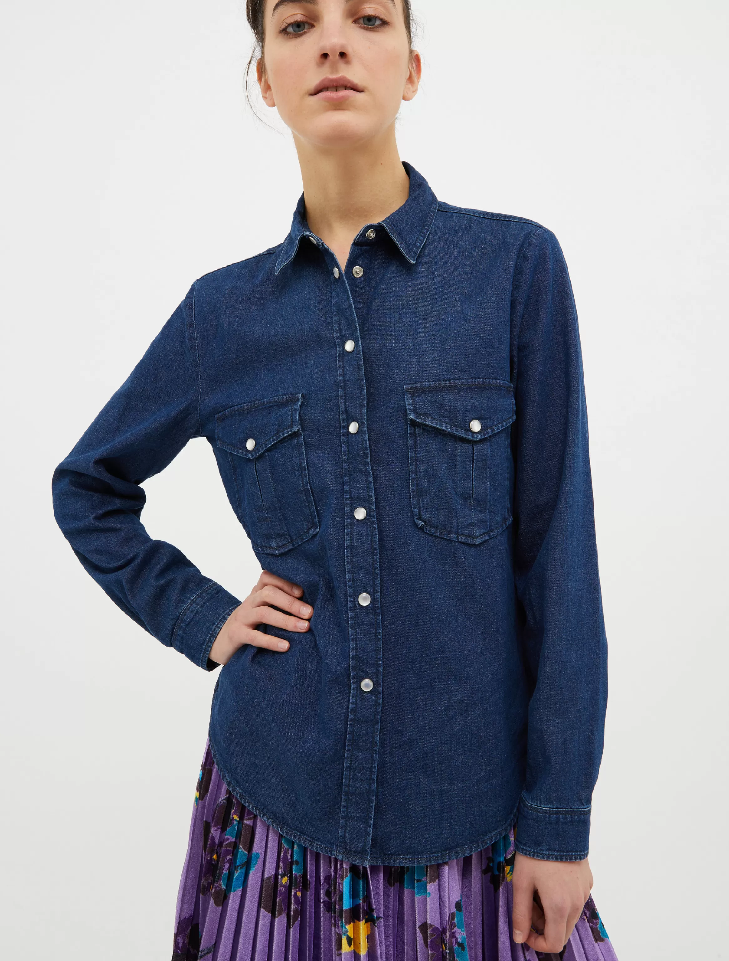 Denim shirt*Max&Co Best Sale