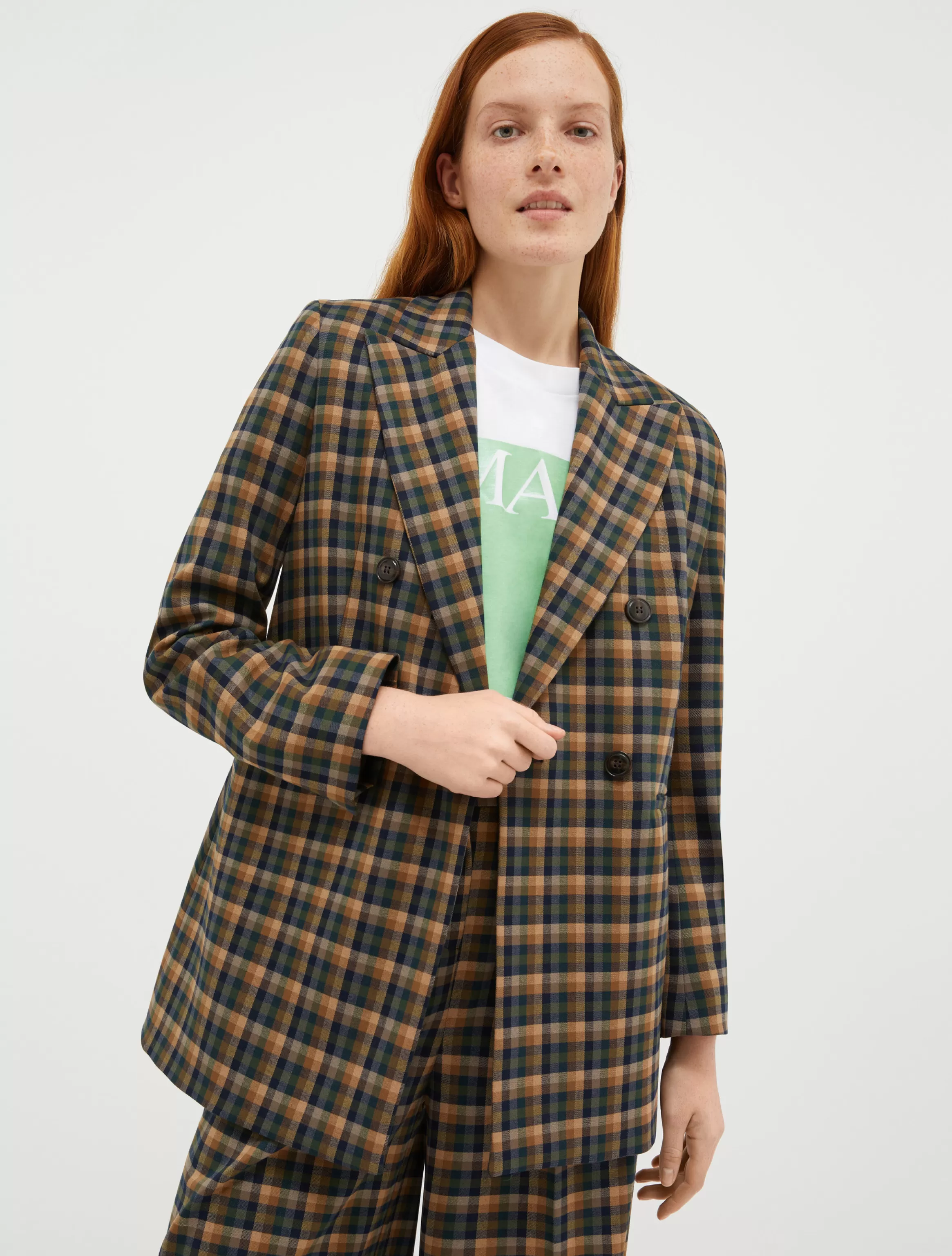 Double-breasted flannel blazer*Max&Co New