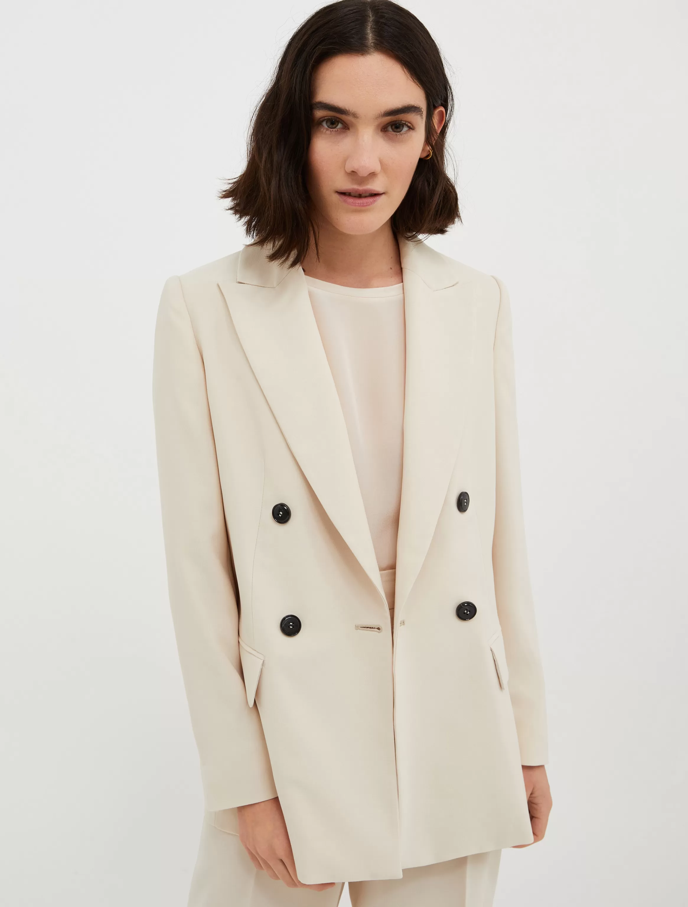 Double-breasted satin blazer*Max&Co Online