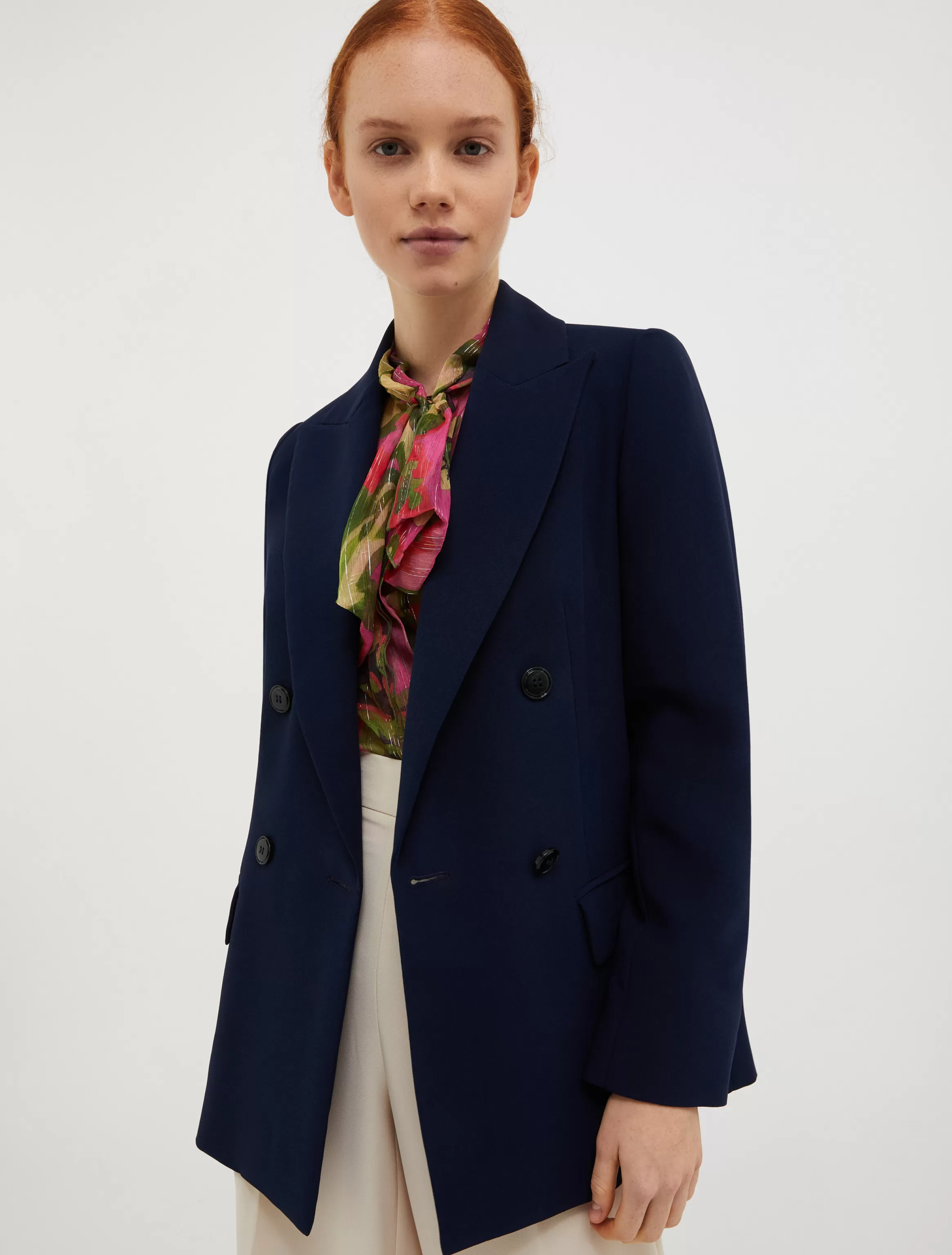 Double-breasted satin blazer*Max&Co New