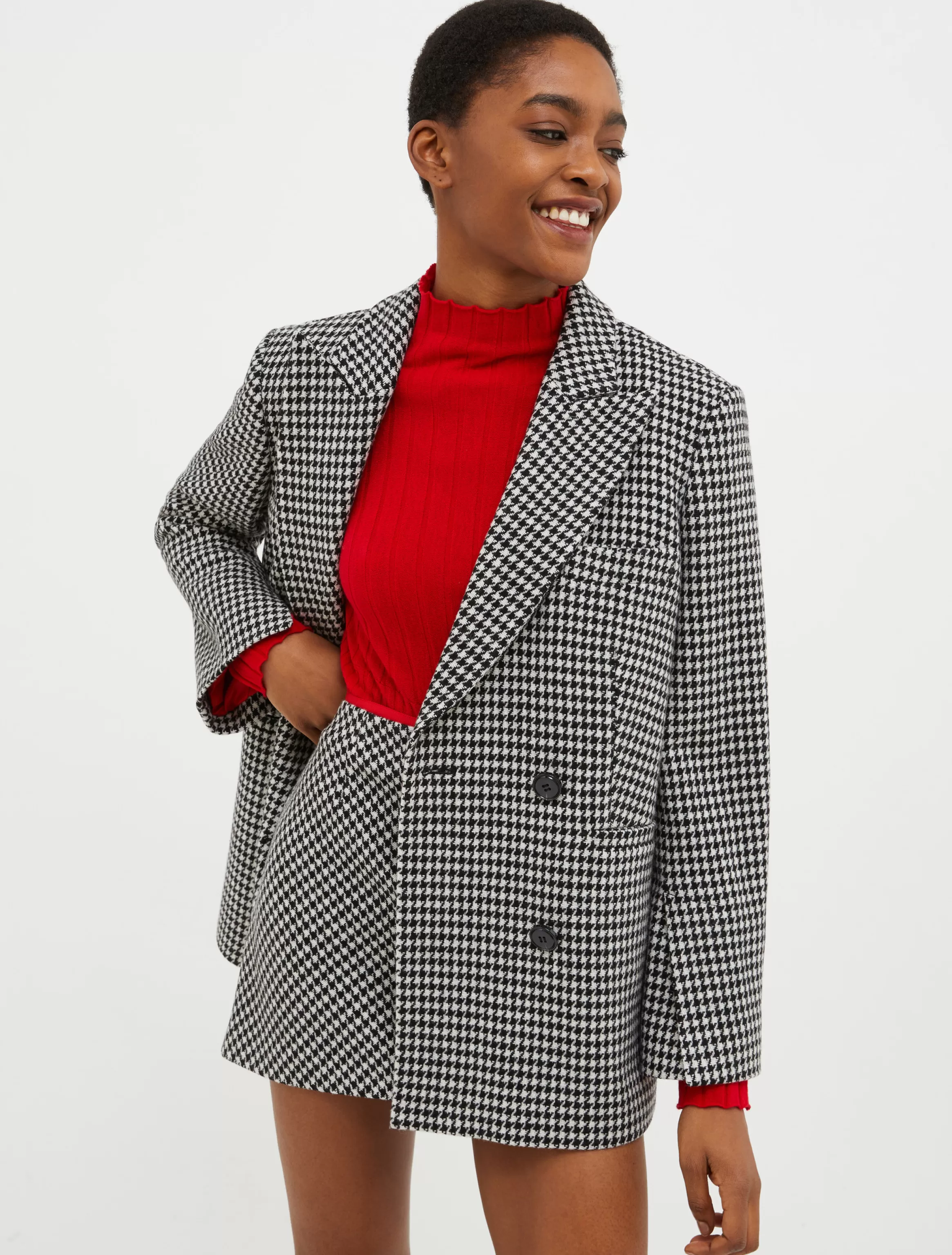 Double-breasted wool-blend blazer*Max&Co Outlet