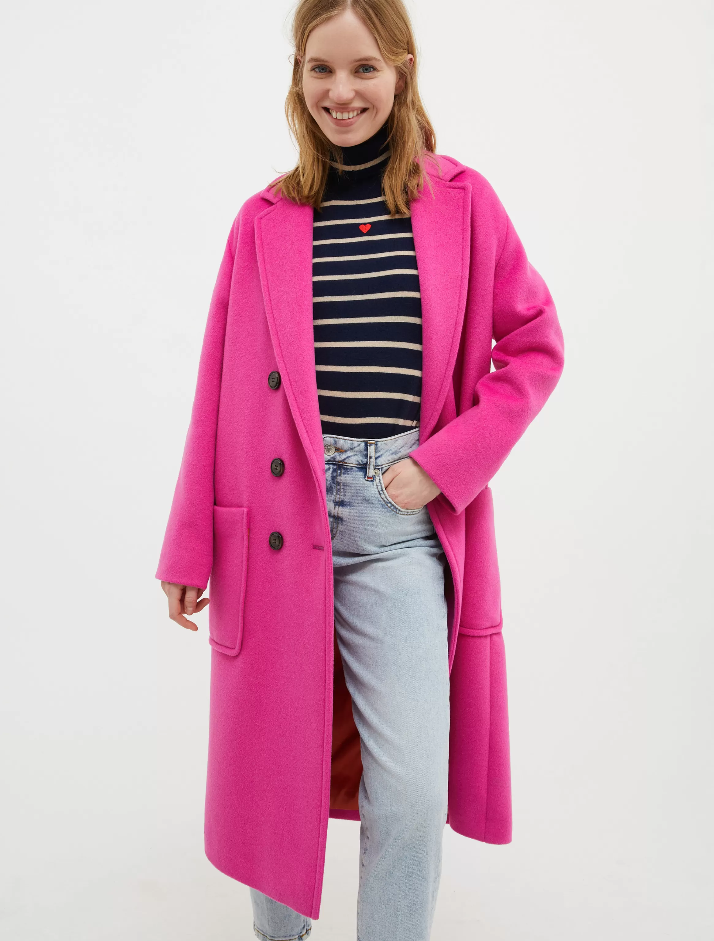 Double-faced broadcloth coat*Max&Co Store