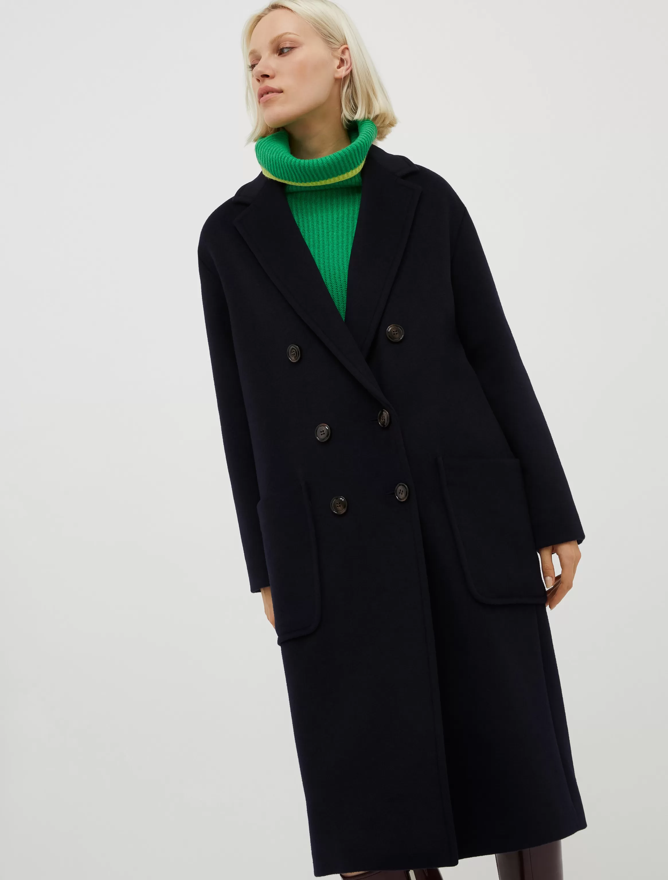 Double-faced broadcloth coat*Max&Co Hot