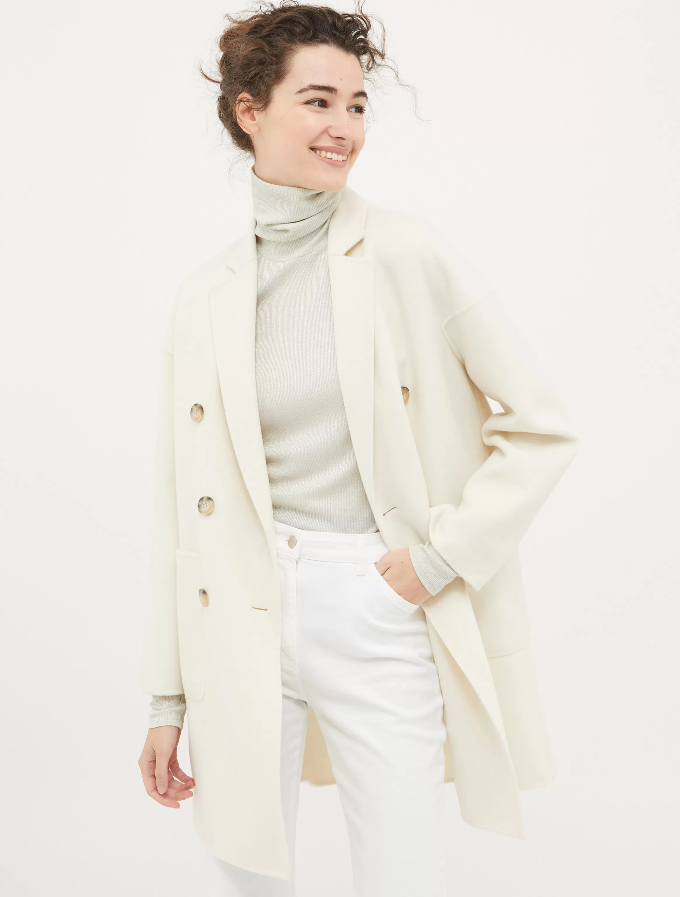 Double-sided wool coat*Max&Co Clearance