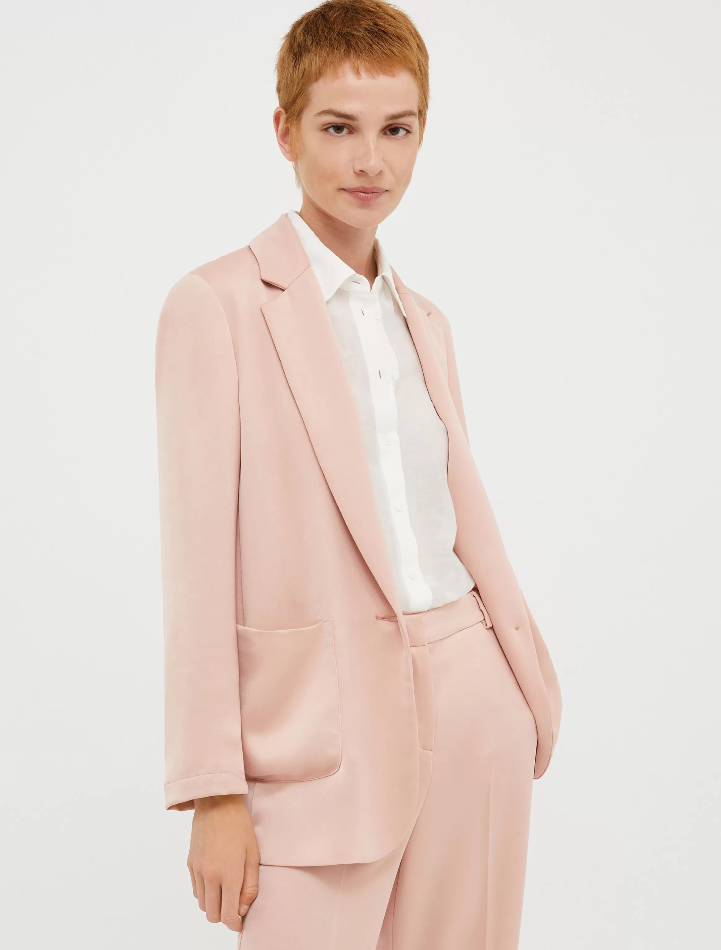 Envers-satin blazer*Max&Co New