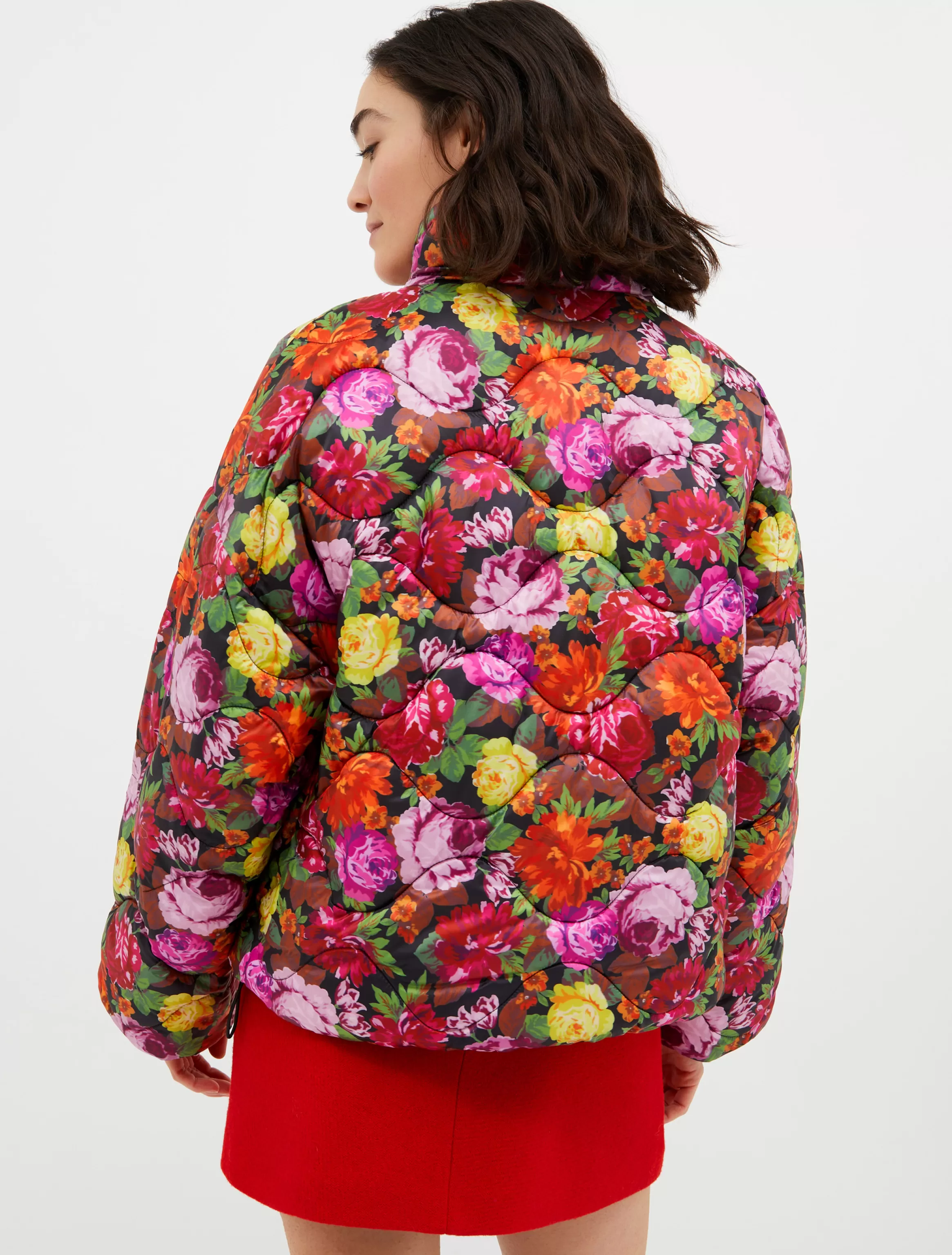 Floral padded puffer jacket*Max&Co Flash Sale