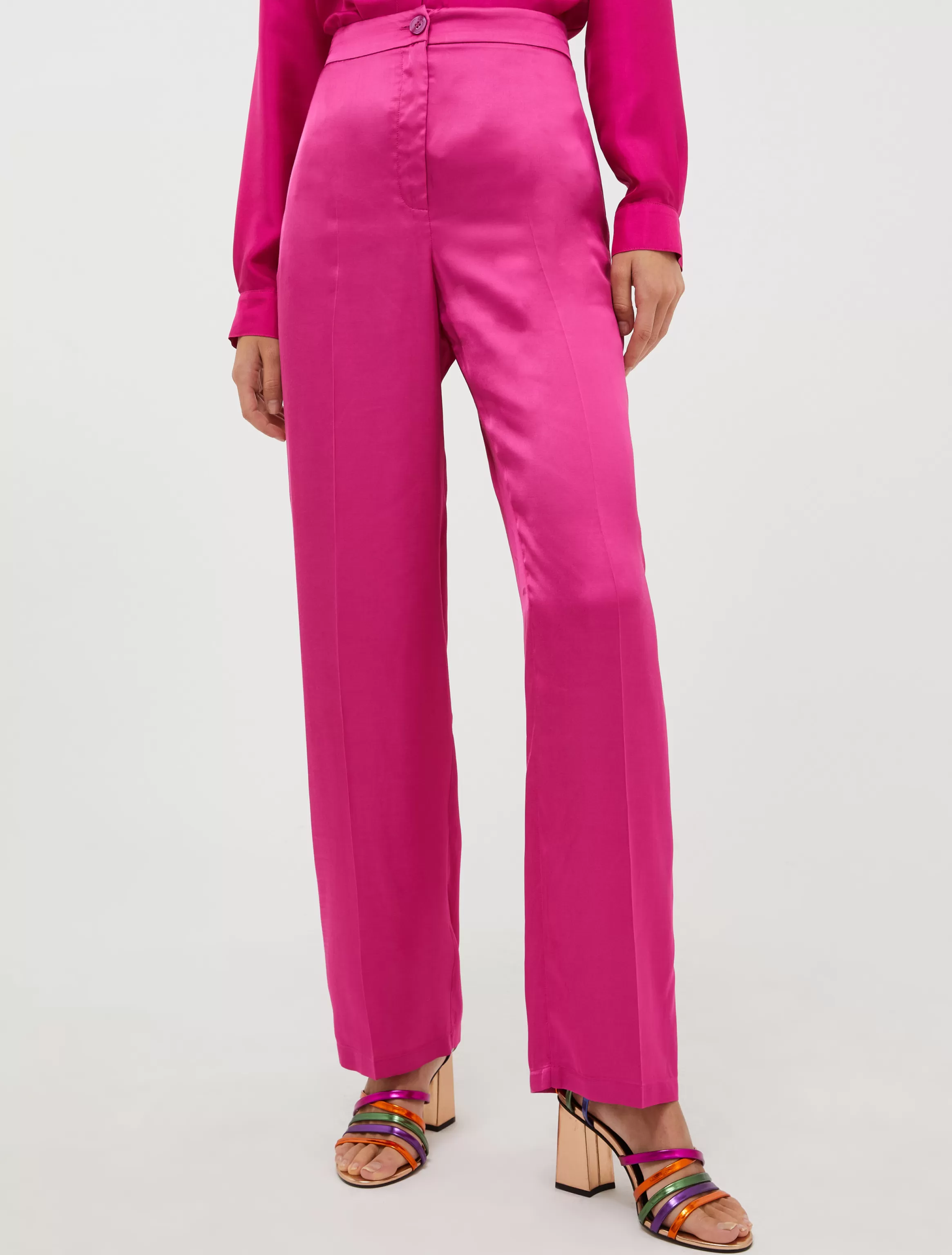 Flowing satin trousers*Max&Co Sale