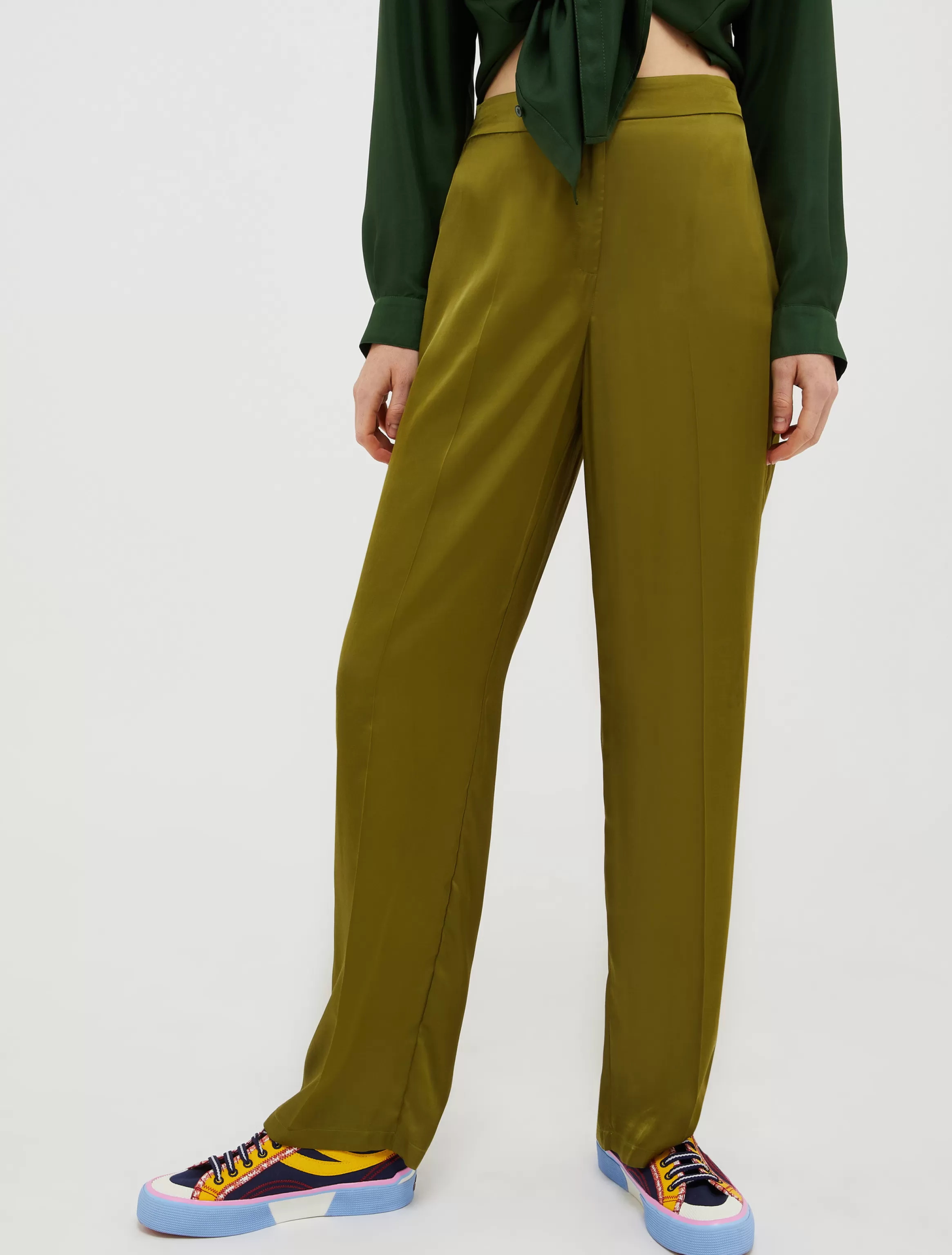 Flowing satin trousers*Max&Co Outlet