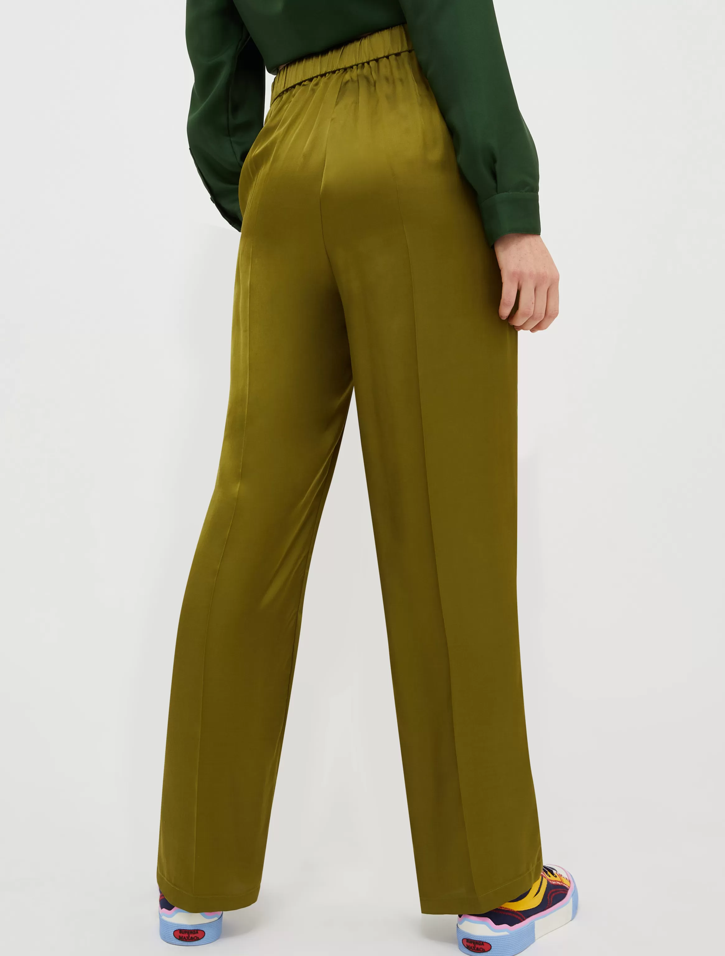 Flowing satin trousers*Max&Co Outlet