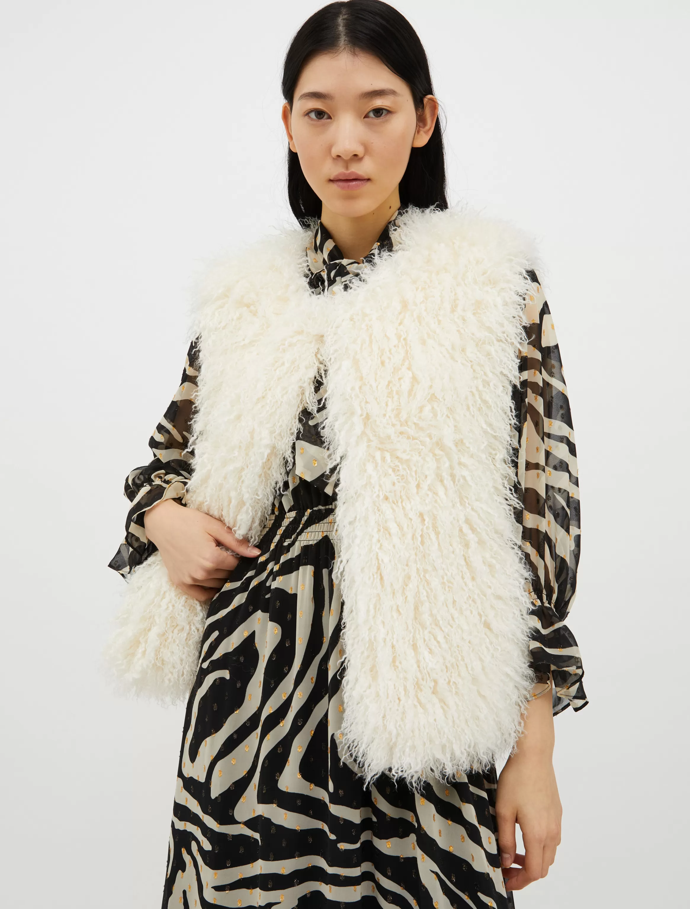 Fluffy frisé gilet*Max&Co Best