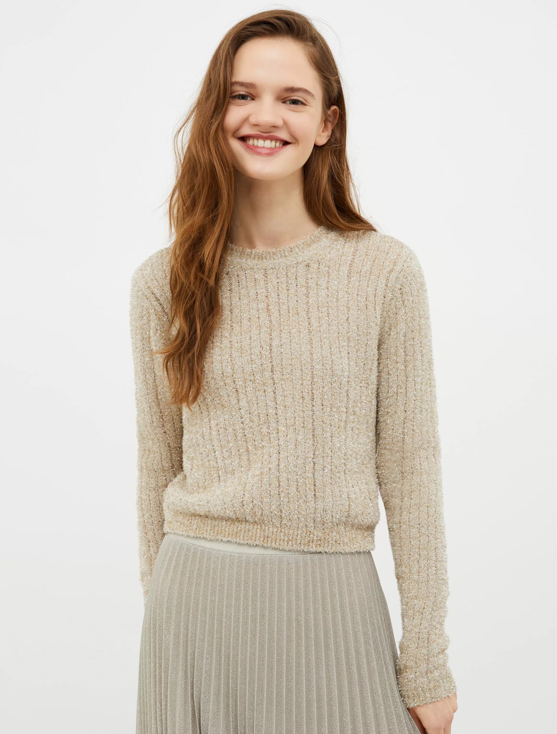 Fluffy lurex jumper*Max&Co Online