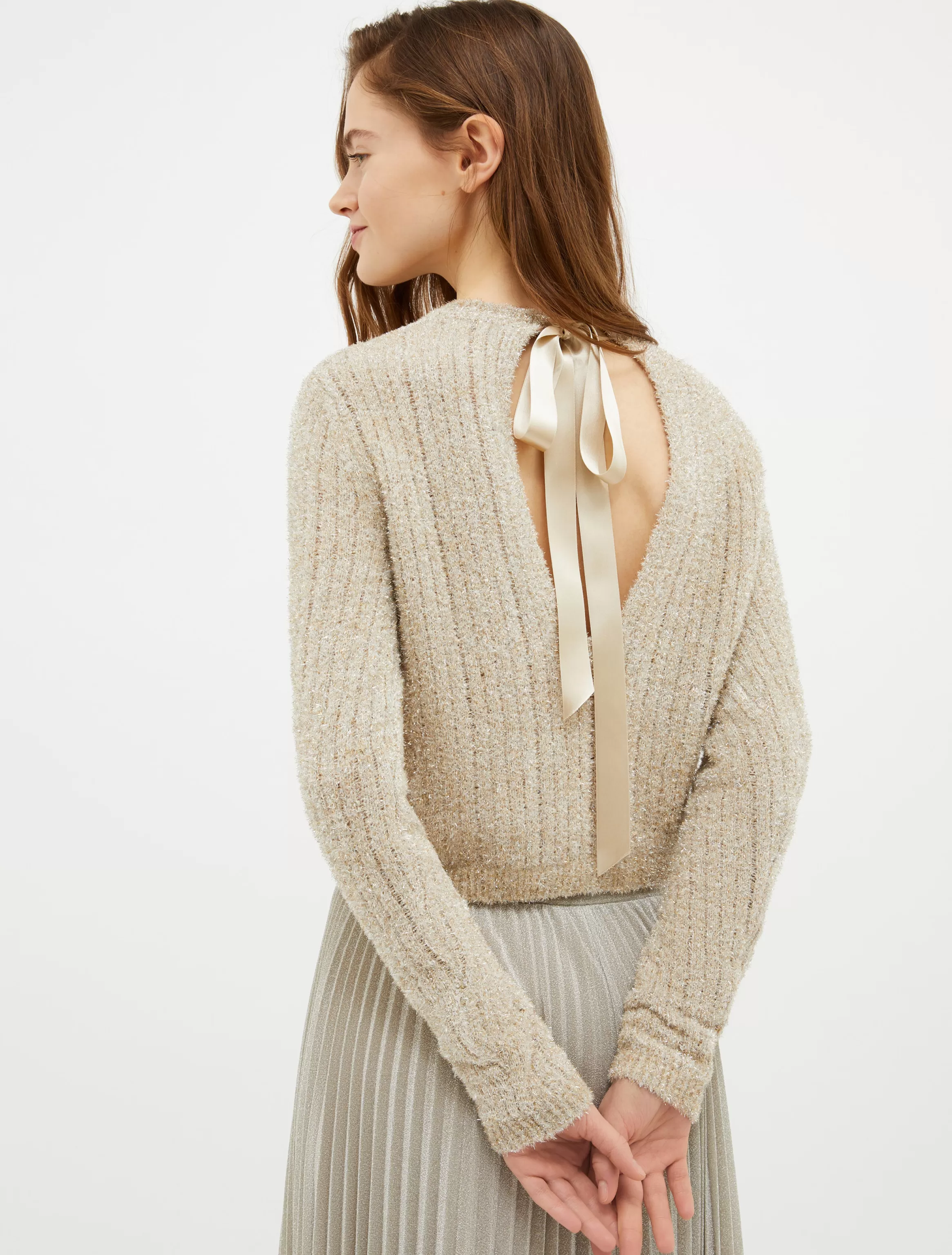 Fluffy lurex jumper*Max&Co Online