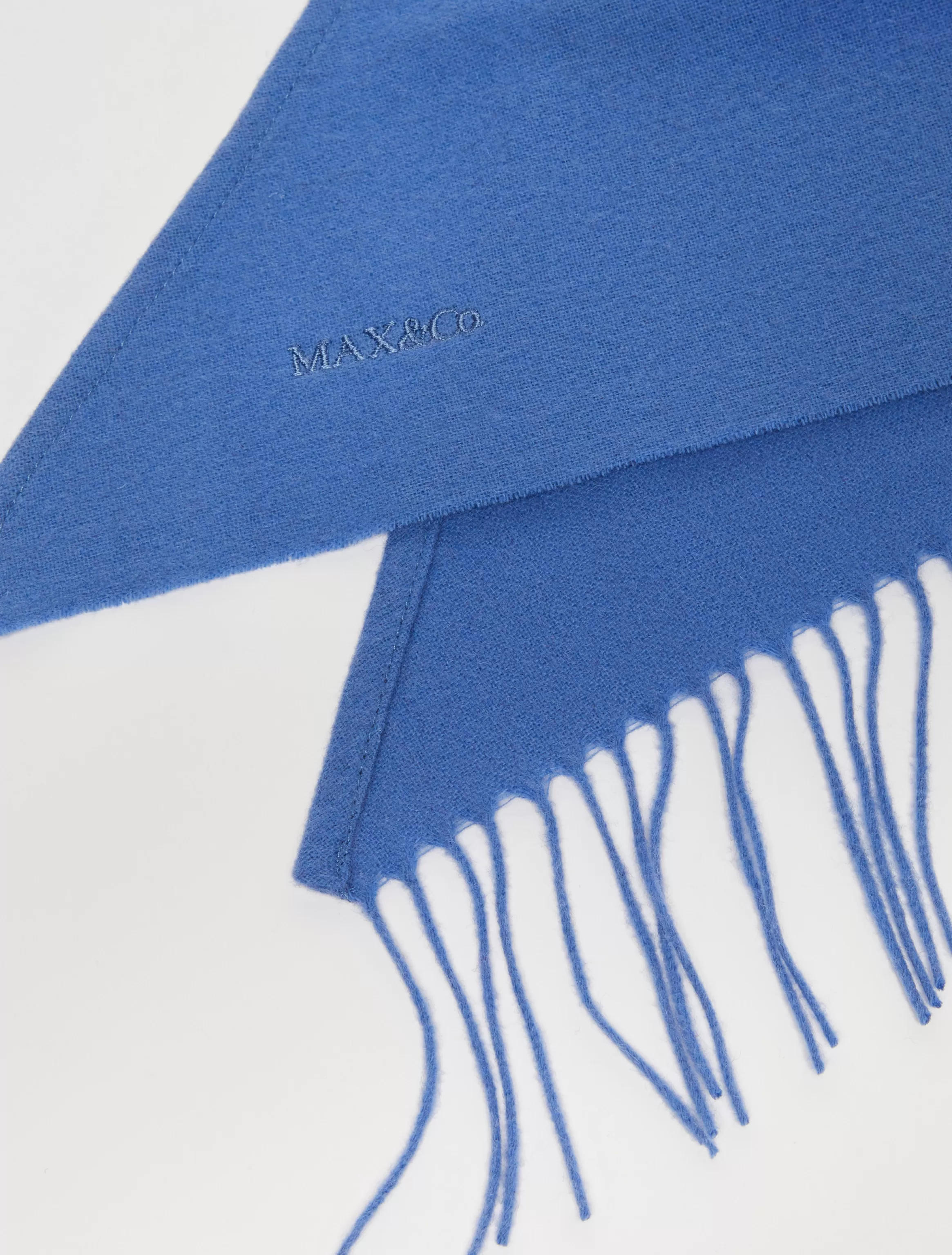 Fringed wool foulard*Max&Co Shop