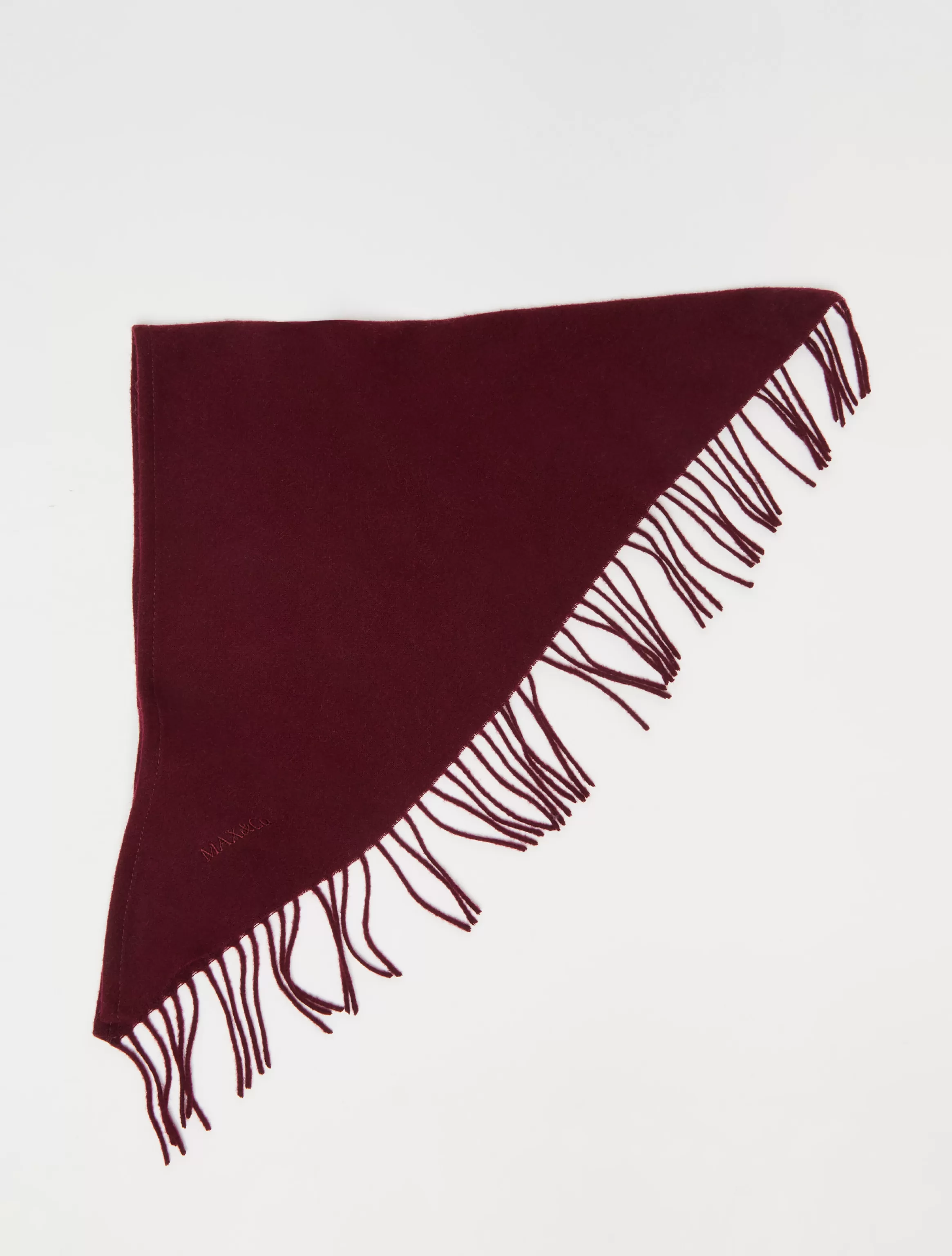 Fringed wool foulard*Max&Co Outlet