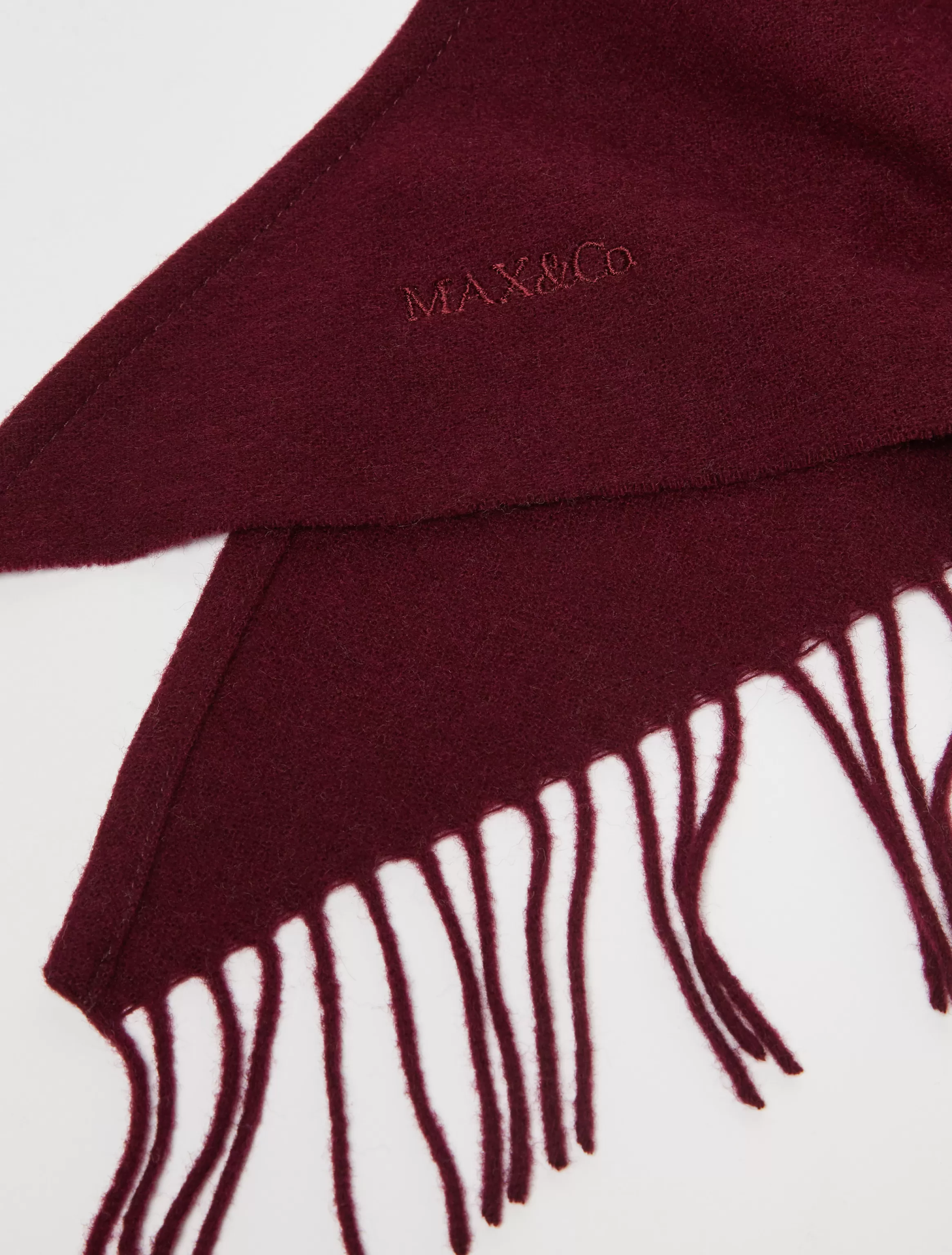 Fringed wool foulard*Max&Co Outlet