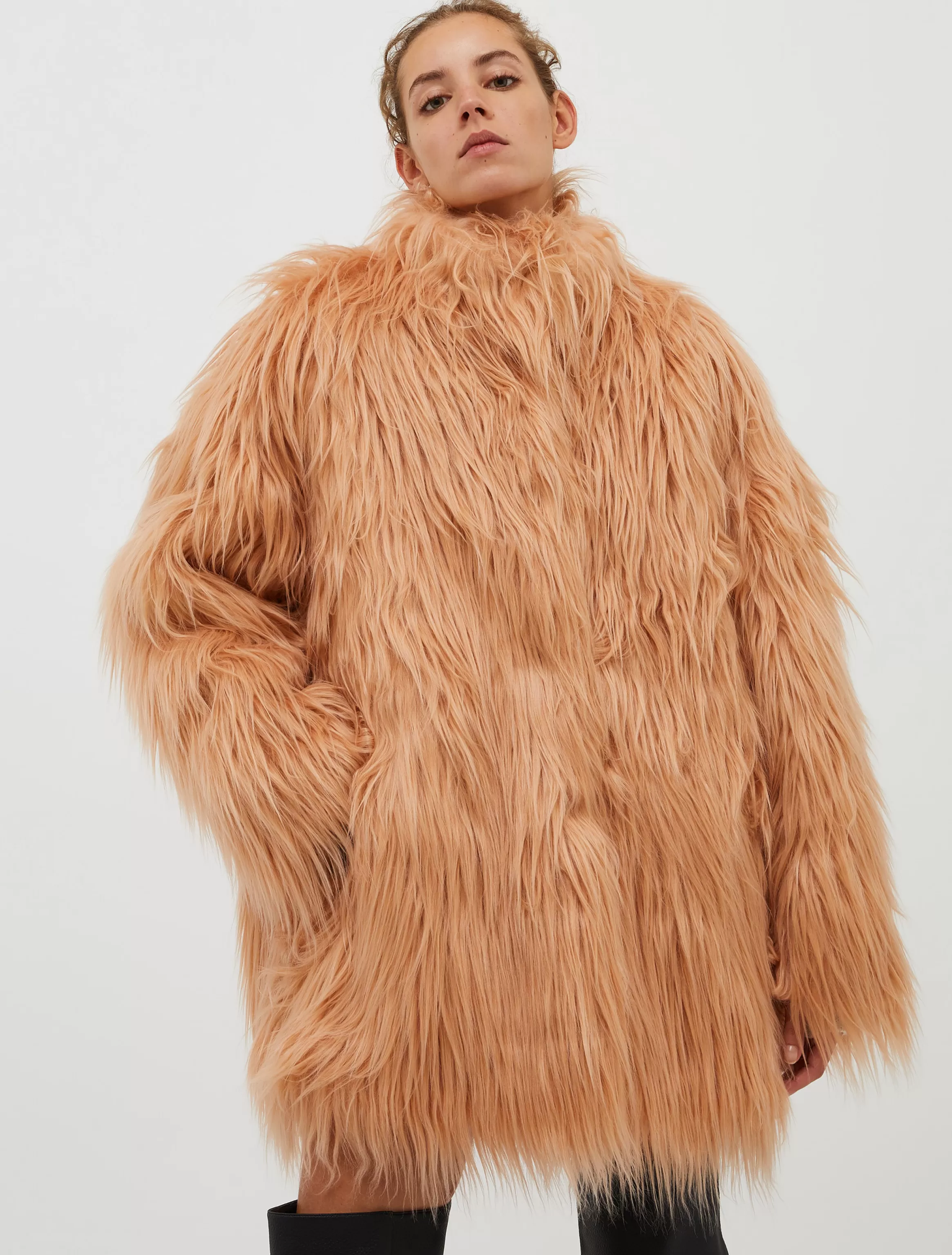 Furry plush coat*Max&Co Sale