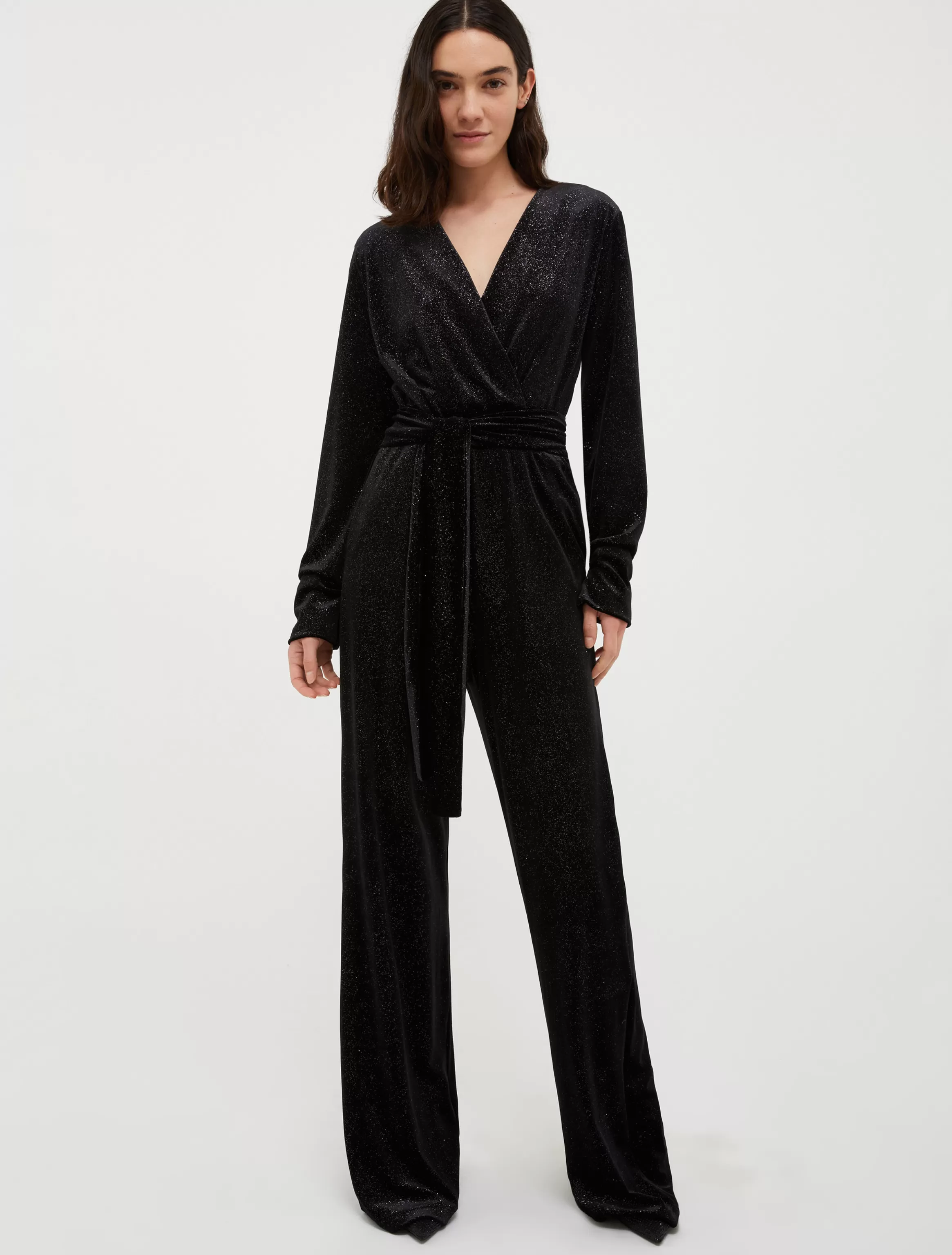 Glitter velvet jumpsuit*Max&Co Flash Sale