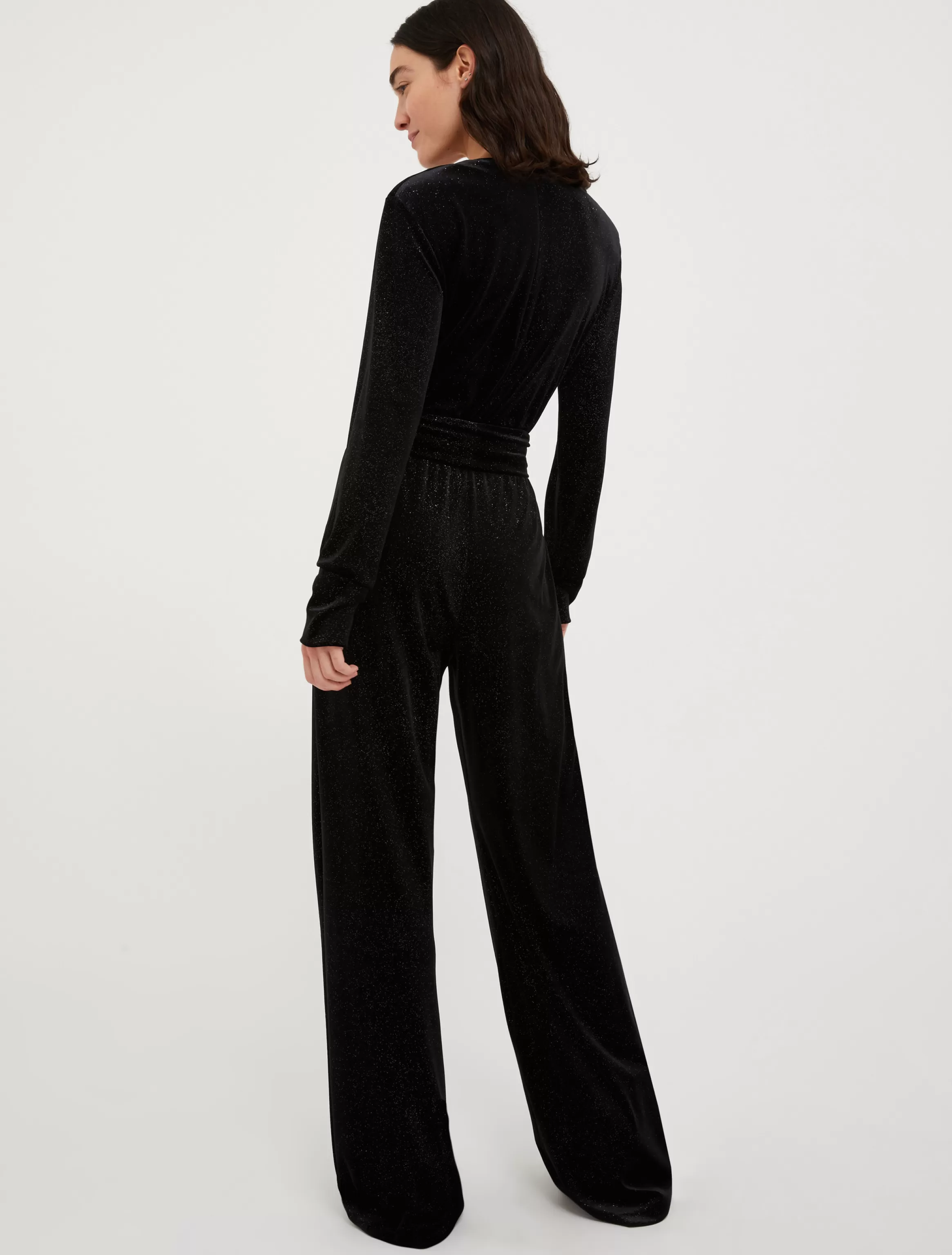 Glitter velvet jumpsuit*Max&Co Flash Sale