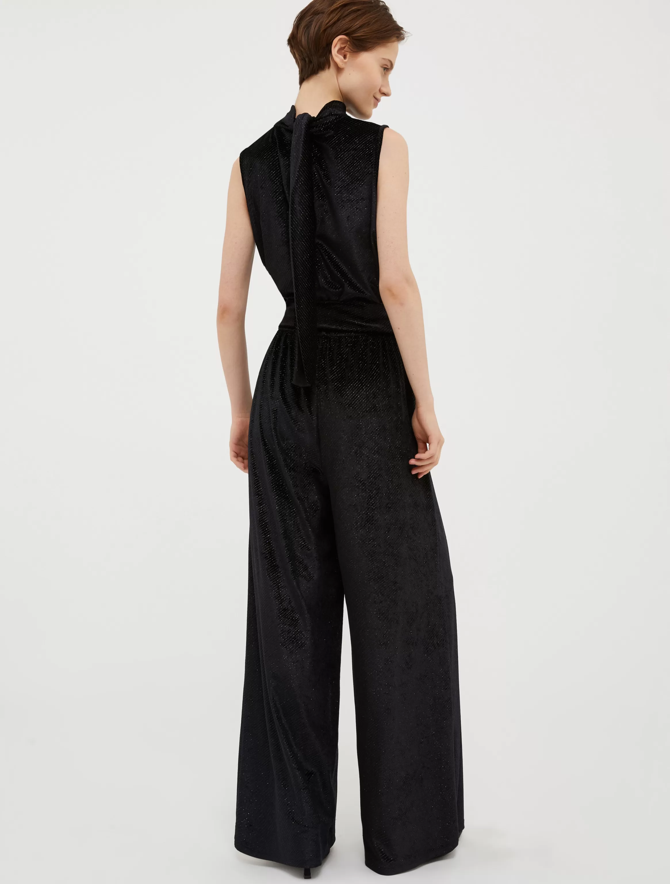 Glittered velvet-jersey jumpsuit*Max&Co Cheap