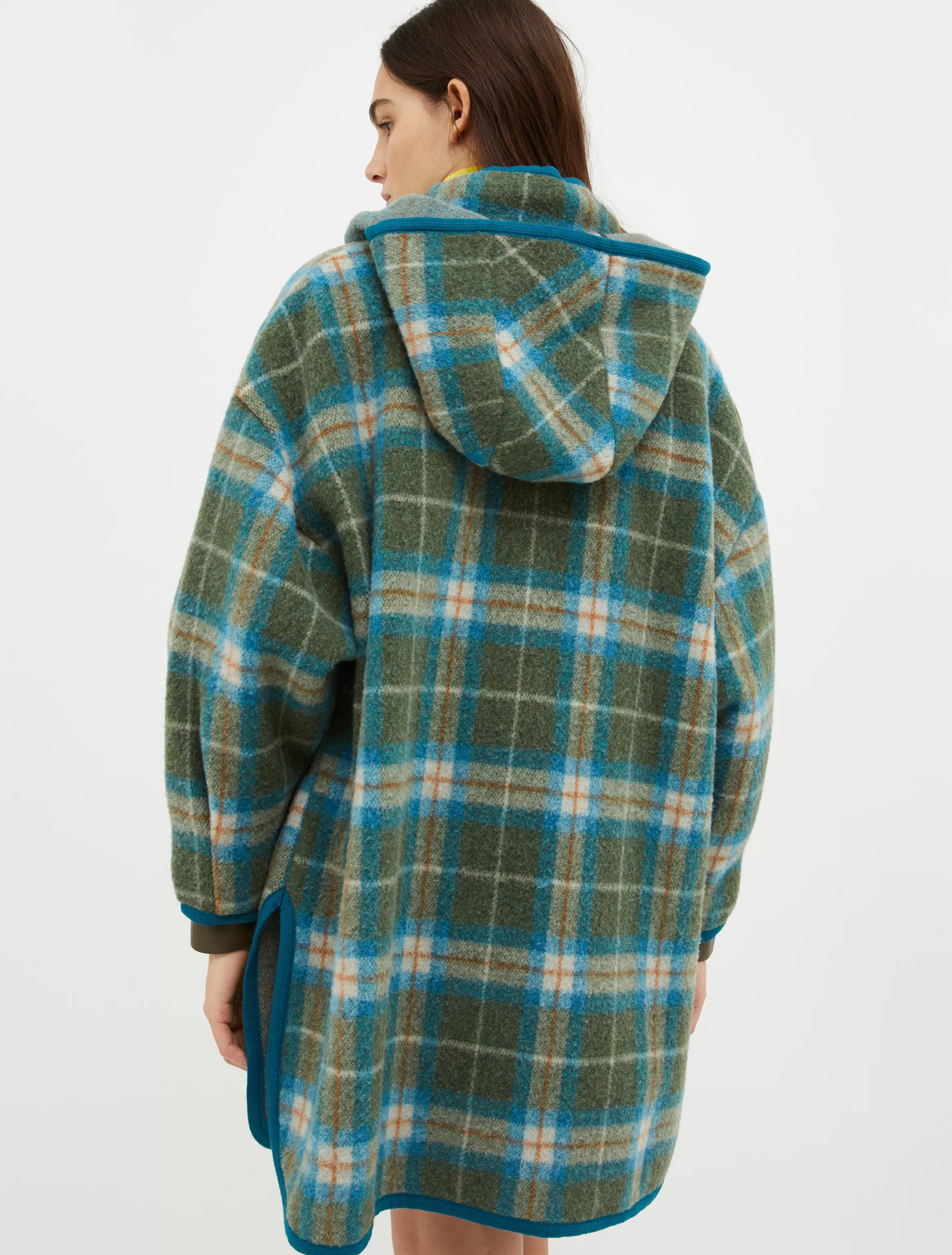 Hooded boiled wool-blend coat*Max&Co Outlet