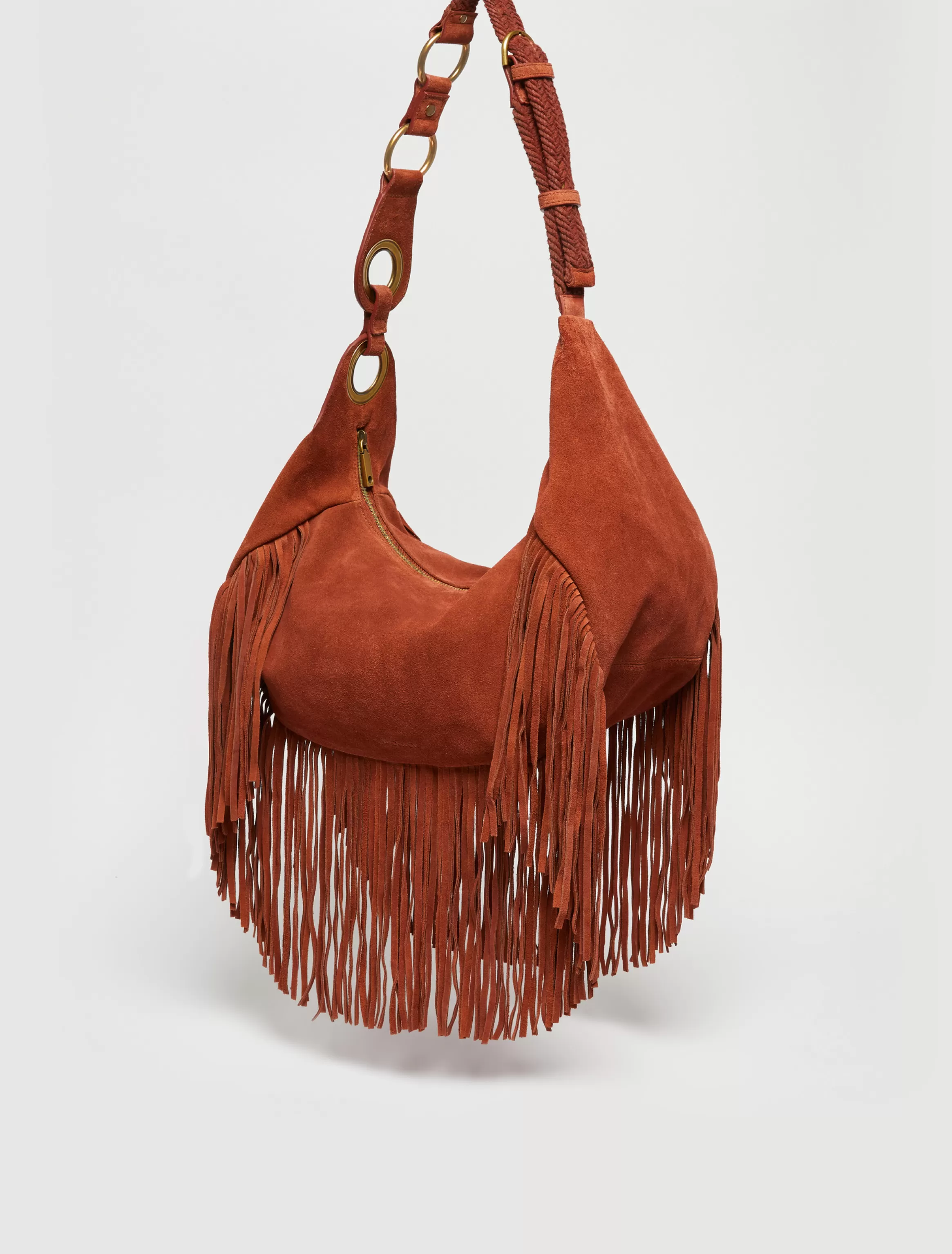 Hug fringed maxi hobo bag*Max&Co Shop