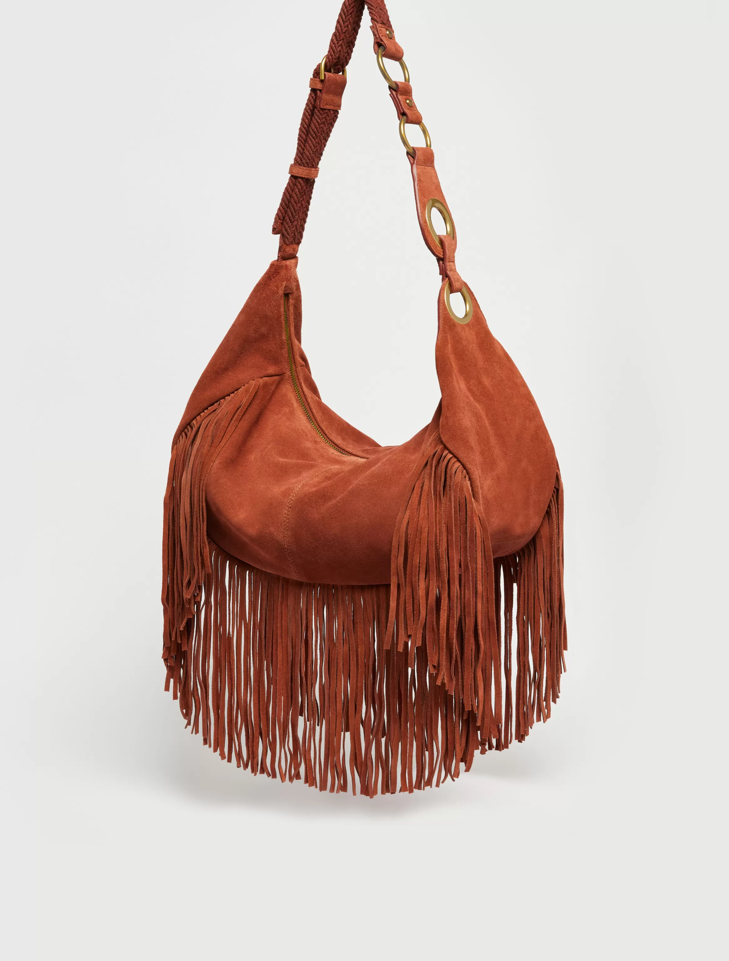 Hug fringed maxi hobo bag*Max&Co Shop