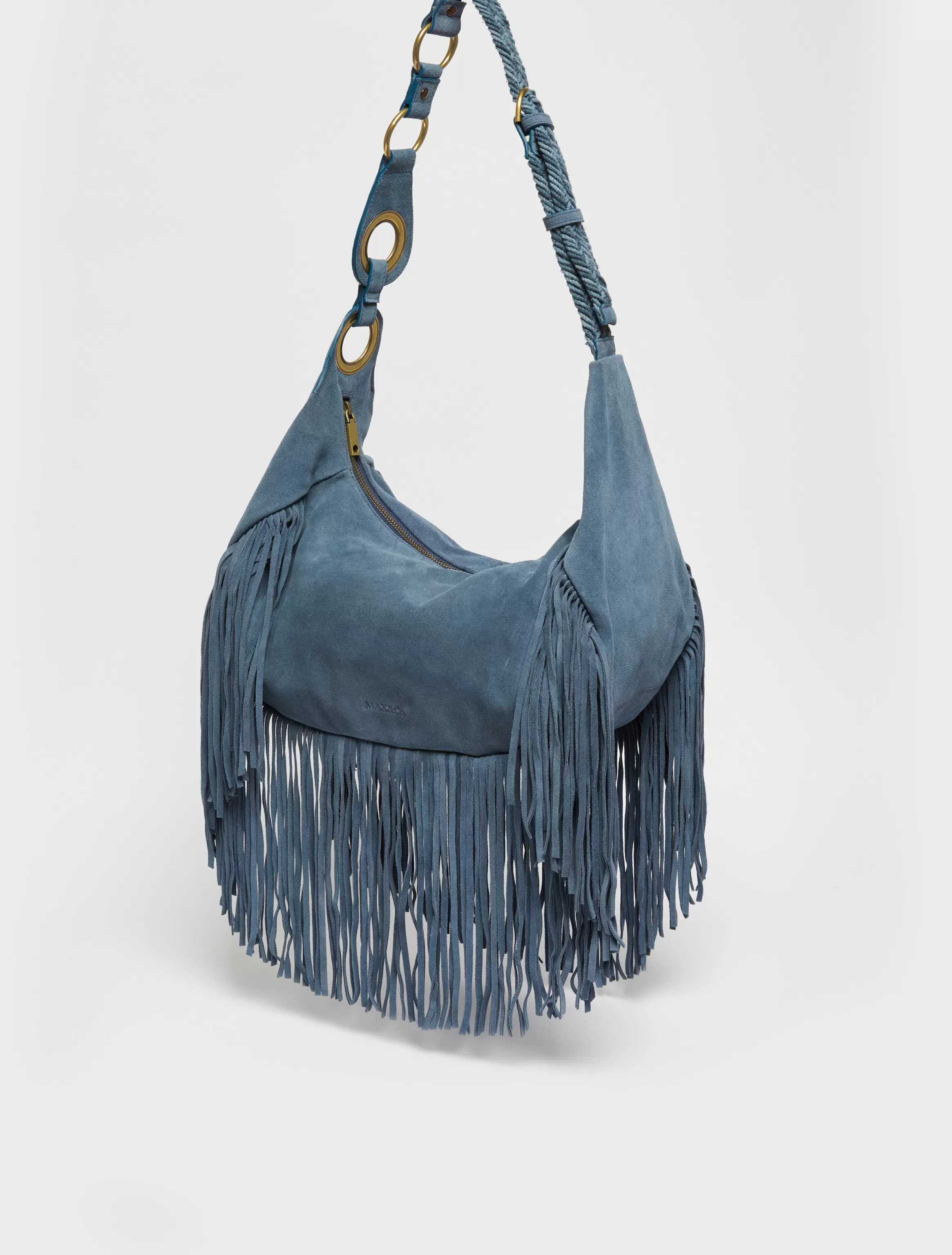 Hug fringed maxi hobo bag*Max&Co Hot